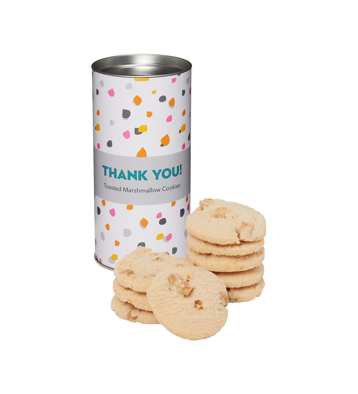 Infinity Brands Thank You Toasted Marshmallow Cookies Gift Tube 150 g - Buy Online on GoSupps.com