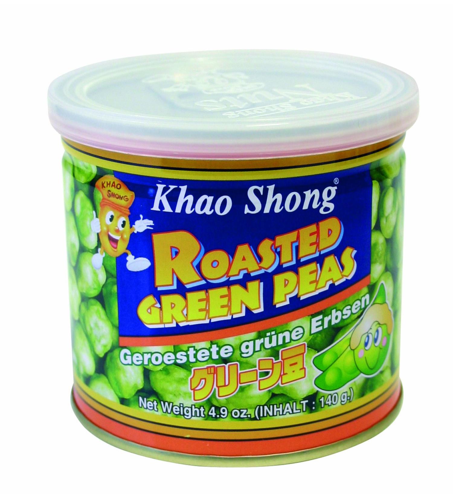 Khao Shong Khao Shong 8 x 140g boxes of small rusted green peas with Wasabi and small crisp peas in a sharp sheath weaker alternative to nuts - medium sharpening - Buy Online on GoSupps.com