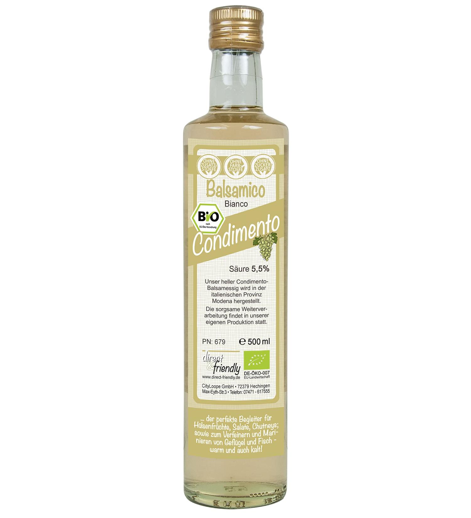 direct&friendly Bianco Bianco white Condimento Condimento (500 ml) - Buy Online on GoSupps.com
