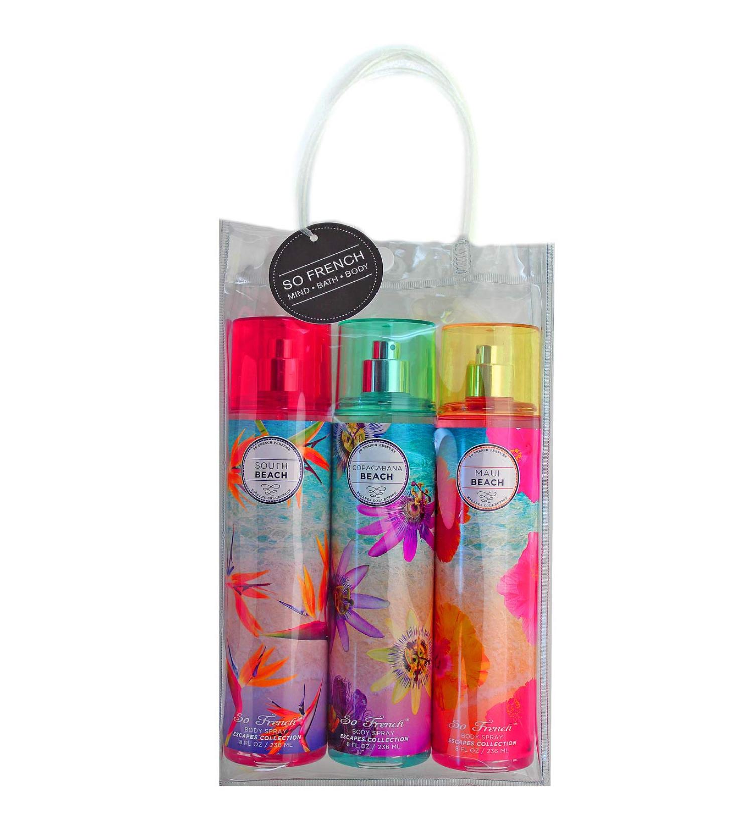 Beach Collection Body Mist Set (South Beach Copacabana Beach Maui Beach) - Buy Online on GoSupps.com