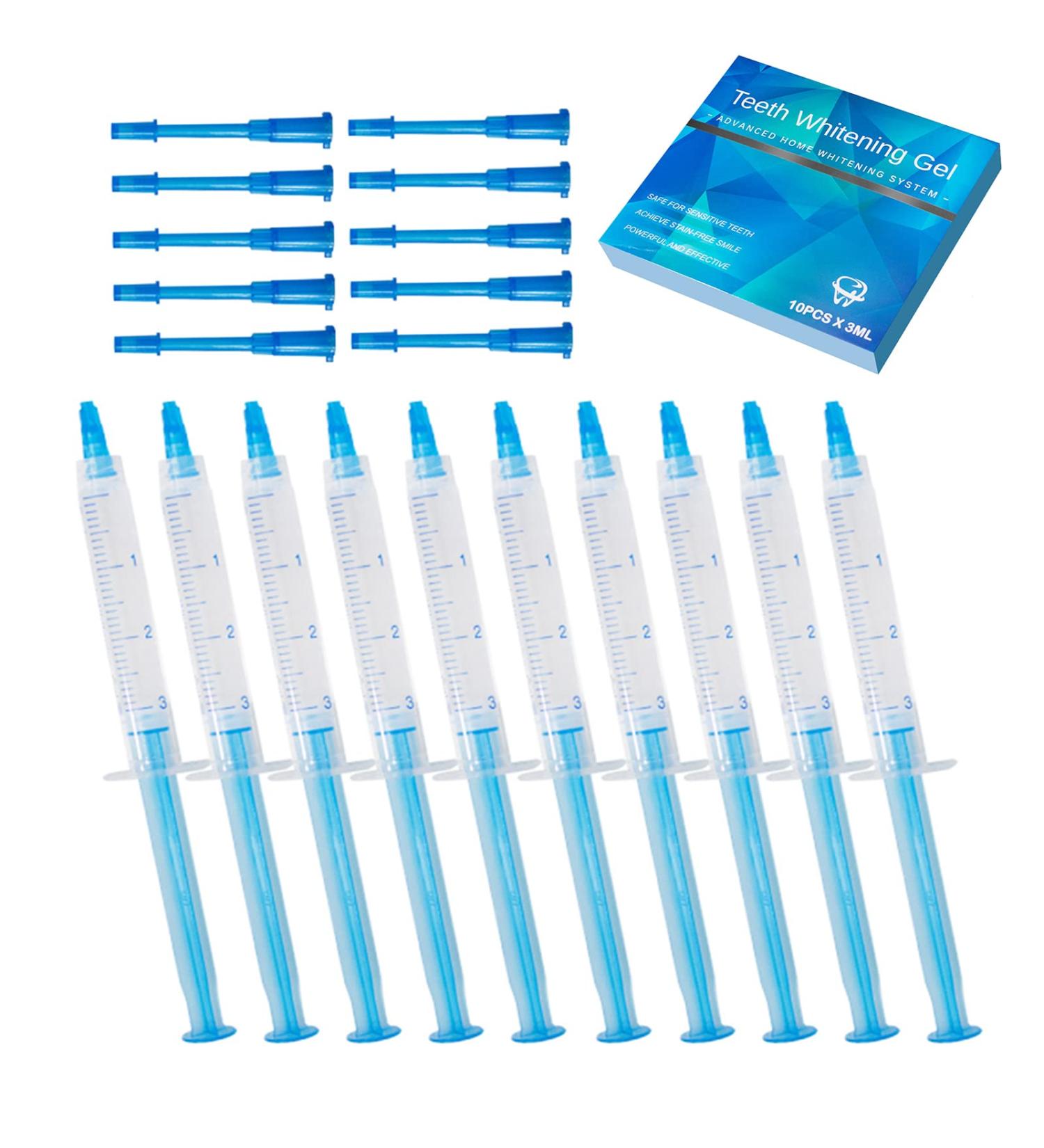 Pevor Teeth Whitening Gel Refill Kit - 35% Carbamide Peroxide Whitening Gel Syringes 10pcs - Buy Online on GoSupps.com