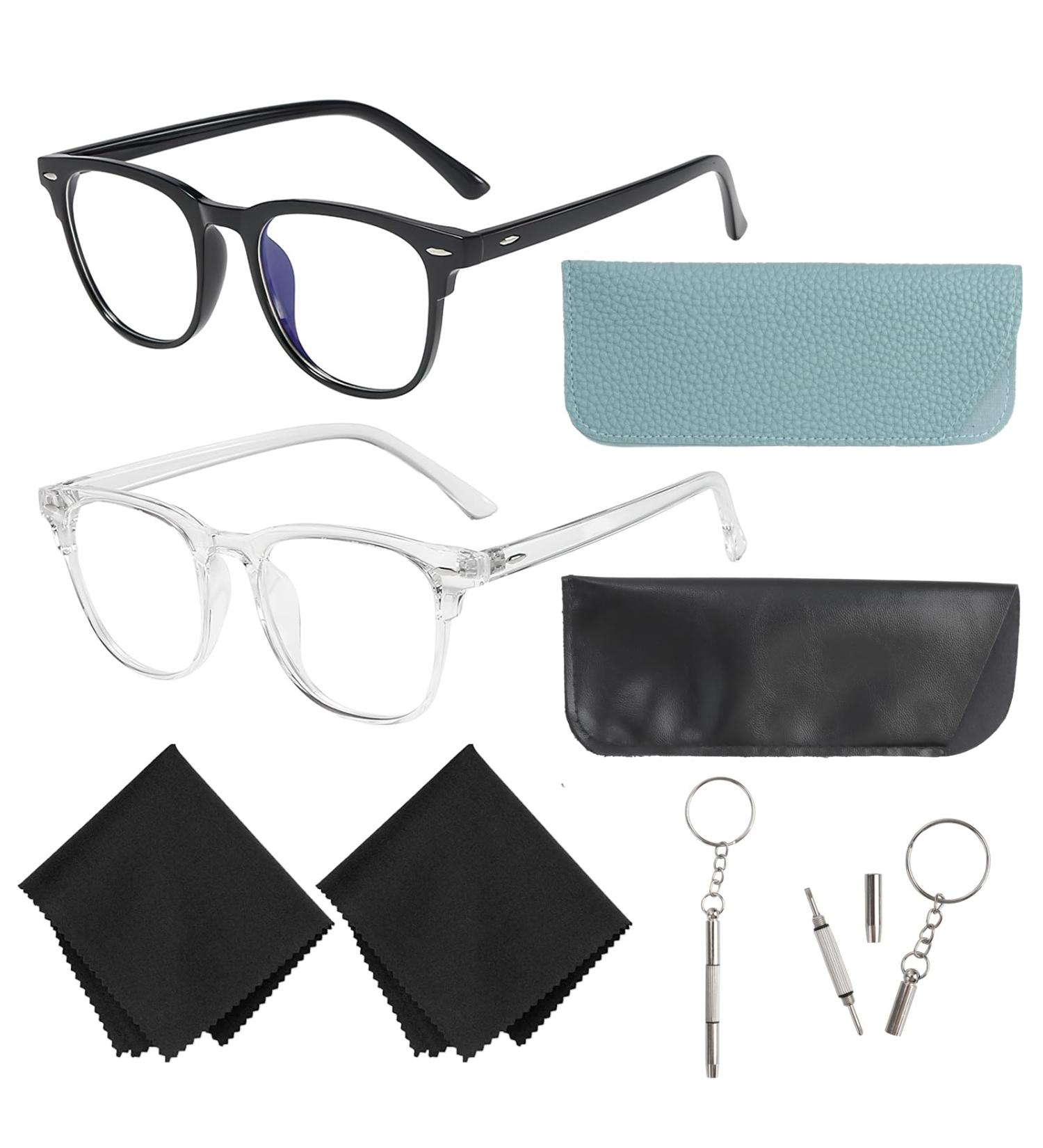 Shop Blue Light Filter Glasses for Men & Women - Anti-Fatigue Computer & Gaming Eyewear | Reduce Visual Stress & Protect Your Eyes - Buy Online on GoSupps.com