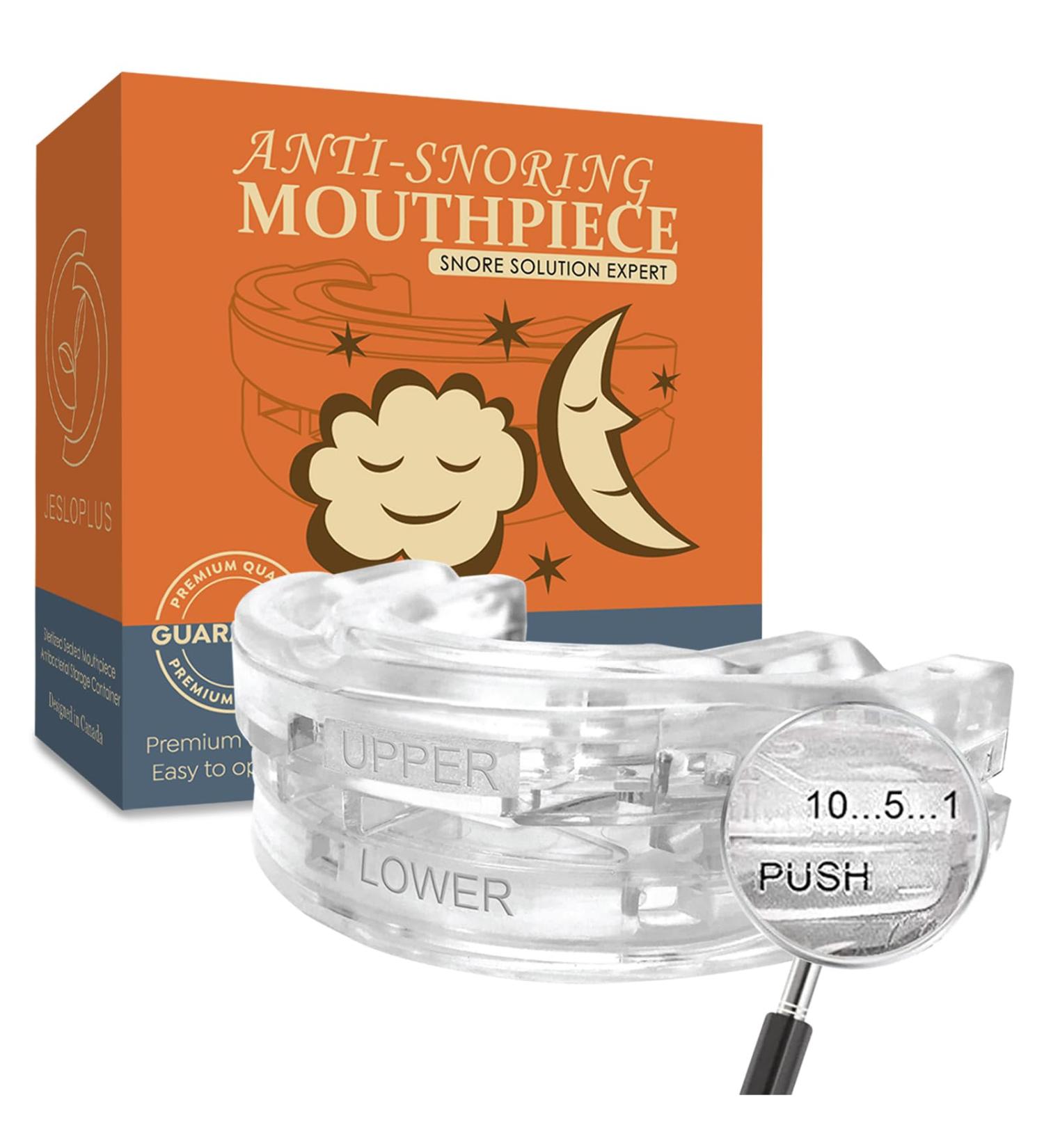 Anti Snoring Devices Effective Snoring Solution Adjustable and Reusable Stop Snoring Devices for Men and Women - Buy Online on GoSupps.com