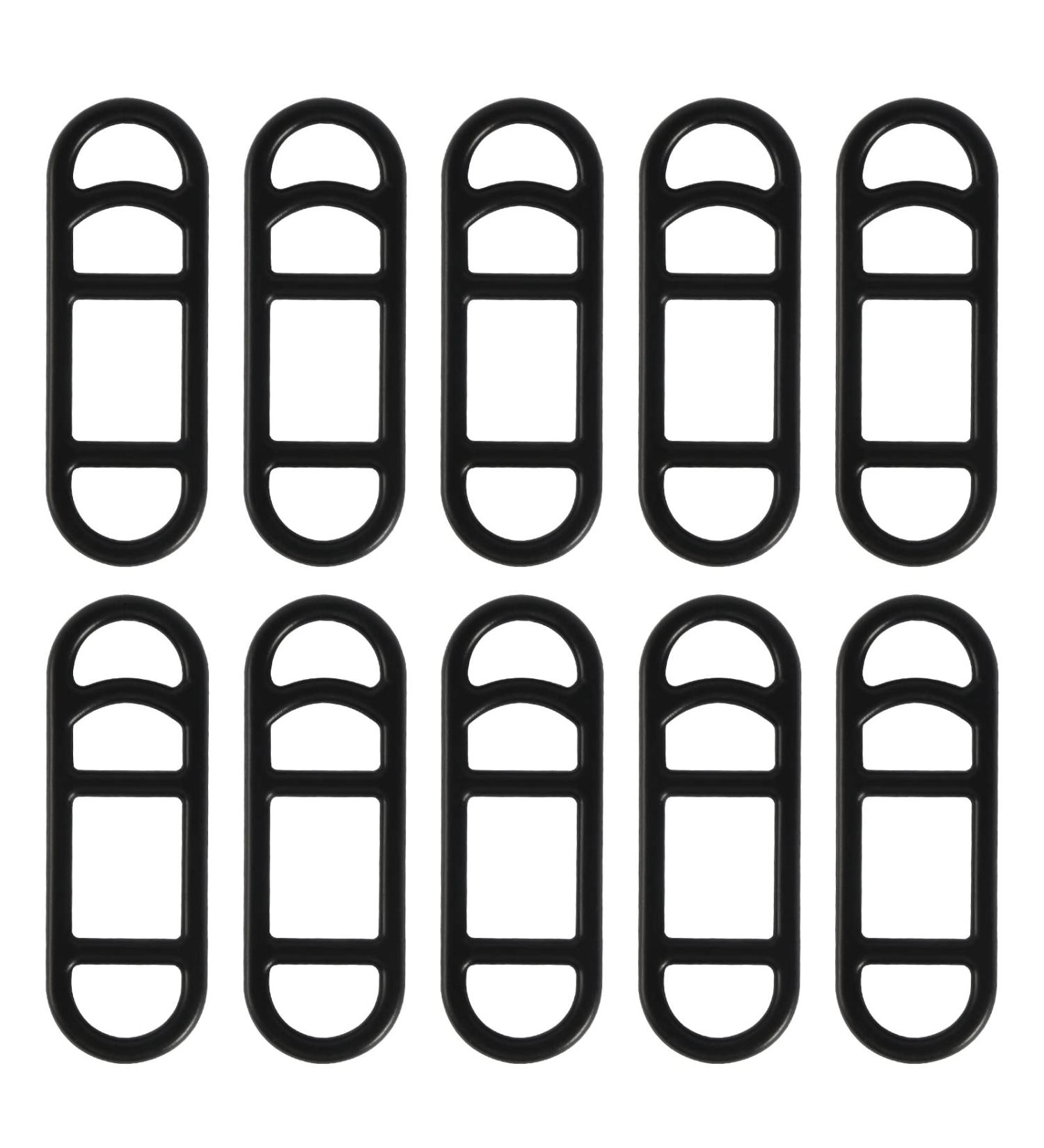 Buy Aorops Bicycle Silicone Bands - 10 Pack Stretch Rubber Rings for Flashlight - Durable Handlebar Holder & Fastening Tape - Black - Buy Online on GoSupps.com