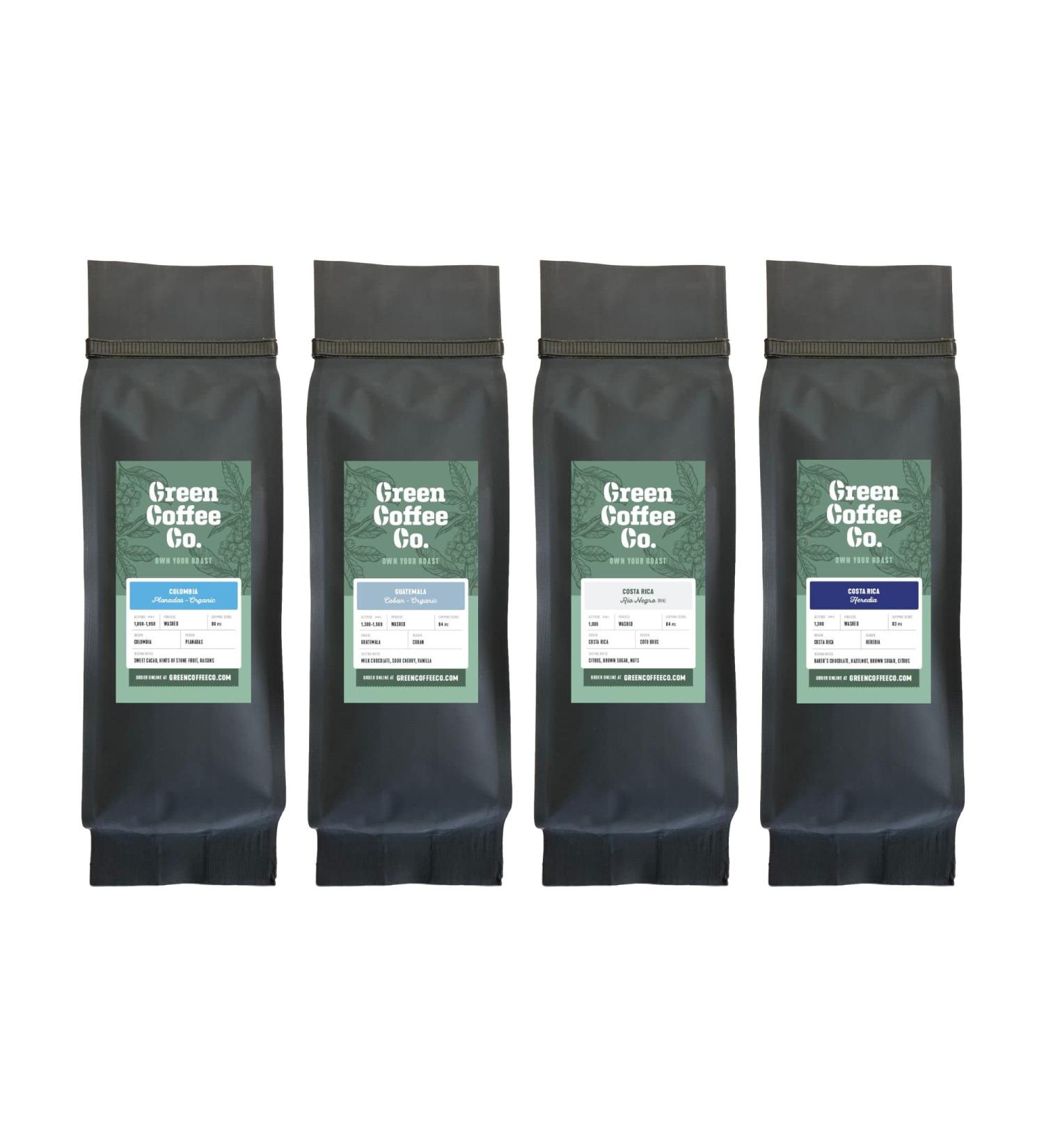 Variety Pack (A) - 4 (1 lb.) Varieties of Unroasted Coffee Beans Variety Pack A - Buy Online on GoSupps.com