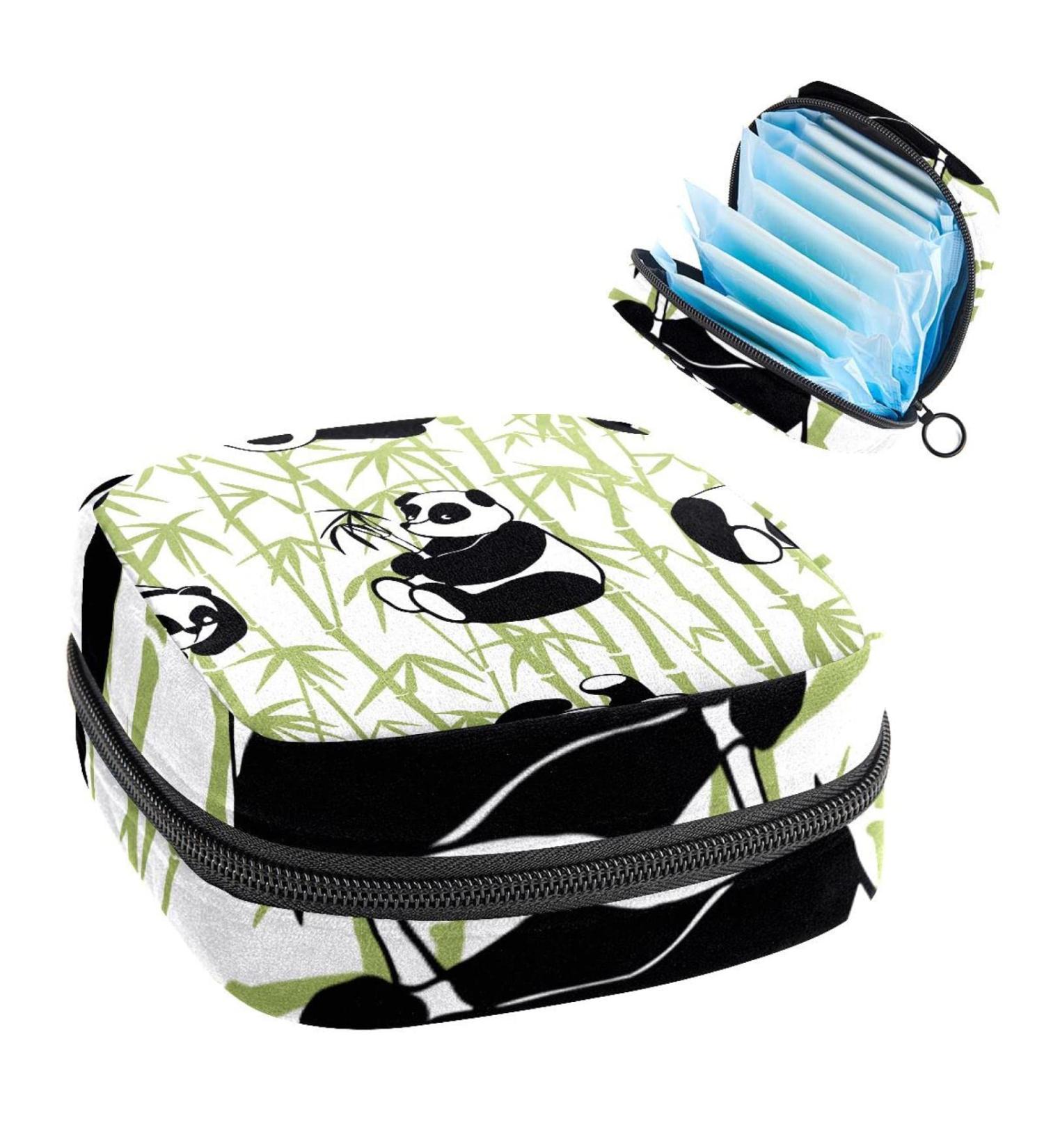 GIAPB Period Bag Sanitary Napkin Storage Travel Pouch Panda Design - Color4590 - Buy Online on GoSupps.com