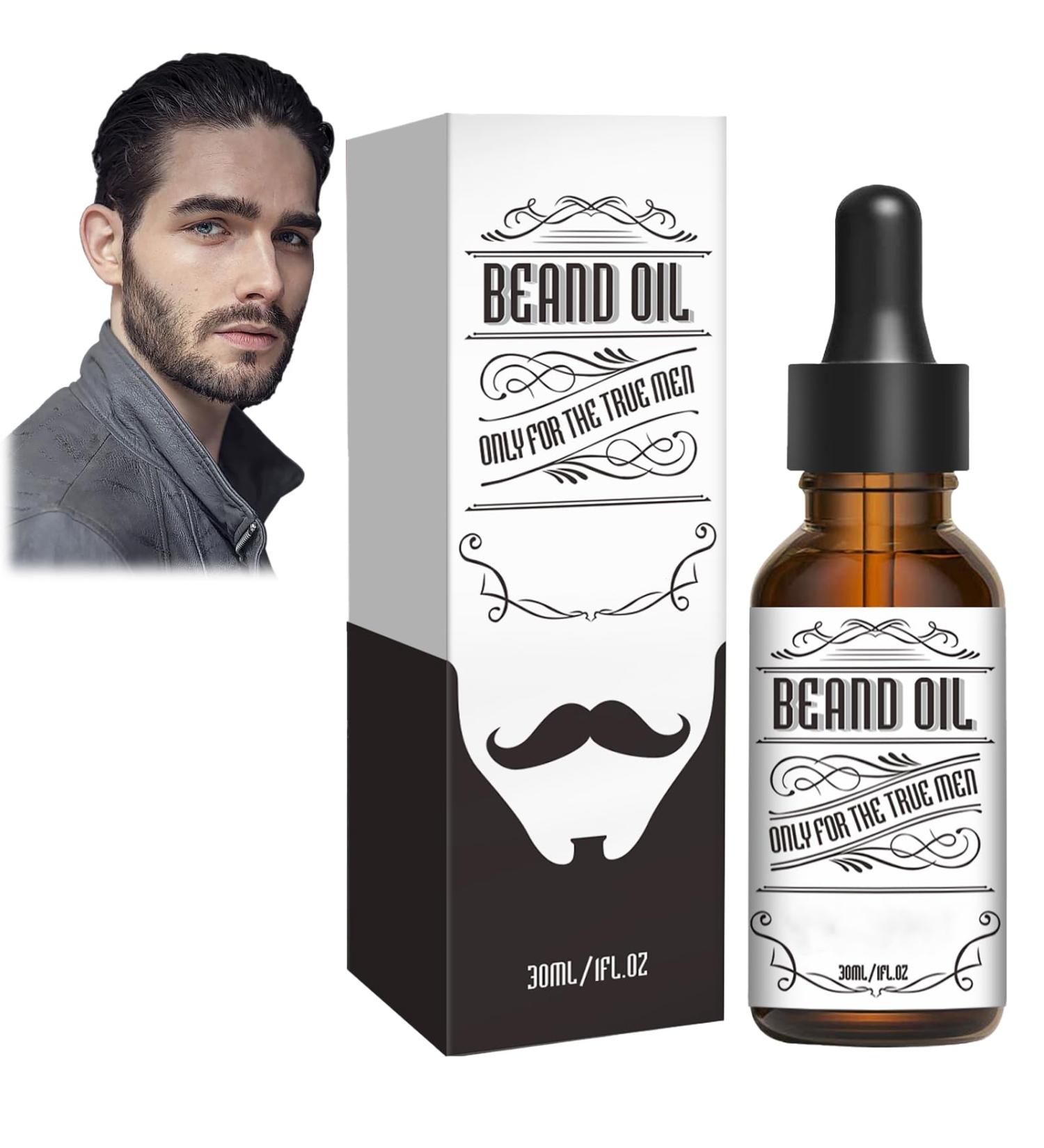 30ML Huile Barbe pour Hommes Huile De Croissance De Barbe pour le Traitement des Poils du Visage Masculin pais Favorise la Croissance Hydrate Nourrissant Forte Croissance Barbe Huile serums - Buy Online on GoSupps.com