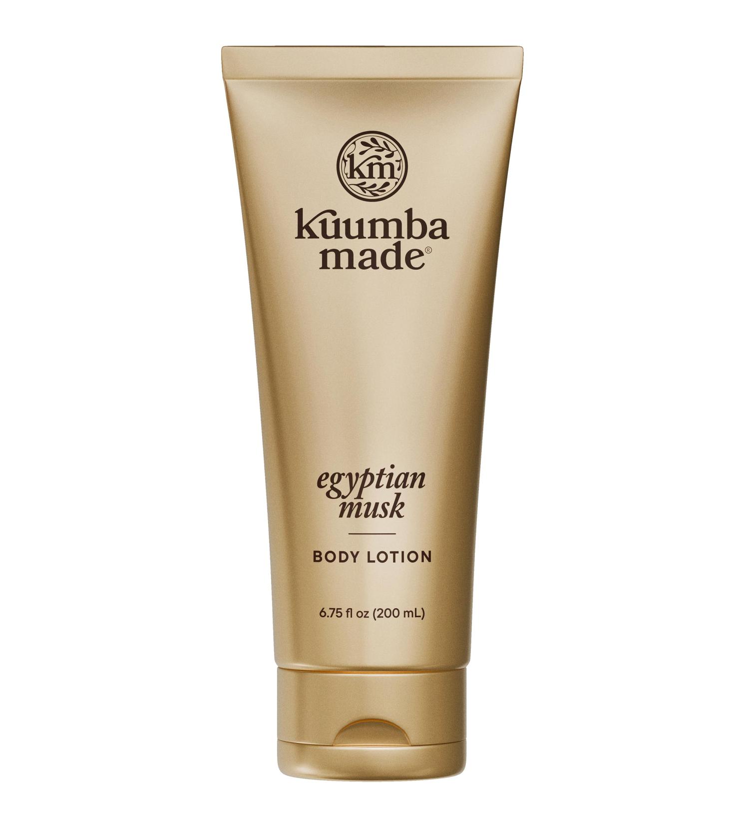 Kuumba Made Egyptian Musk Body Lotion Hydrating Daily Moisturizer with Shea Butter & Botanical Oils Vegan 6.75 Oz - Buy Online on GoSupps.com
