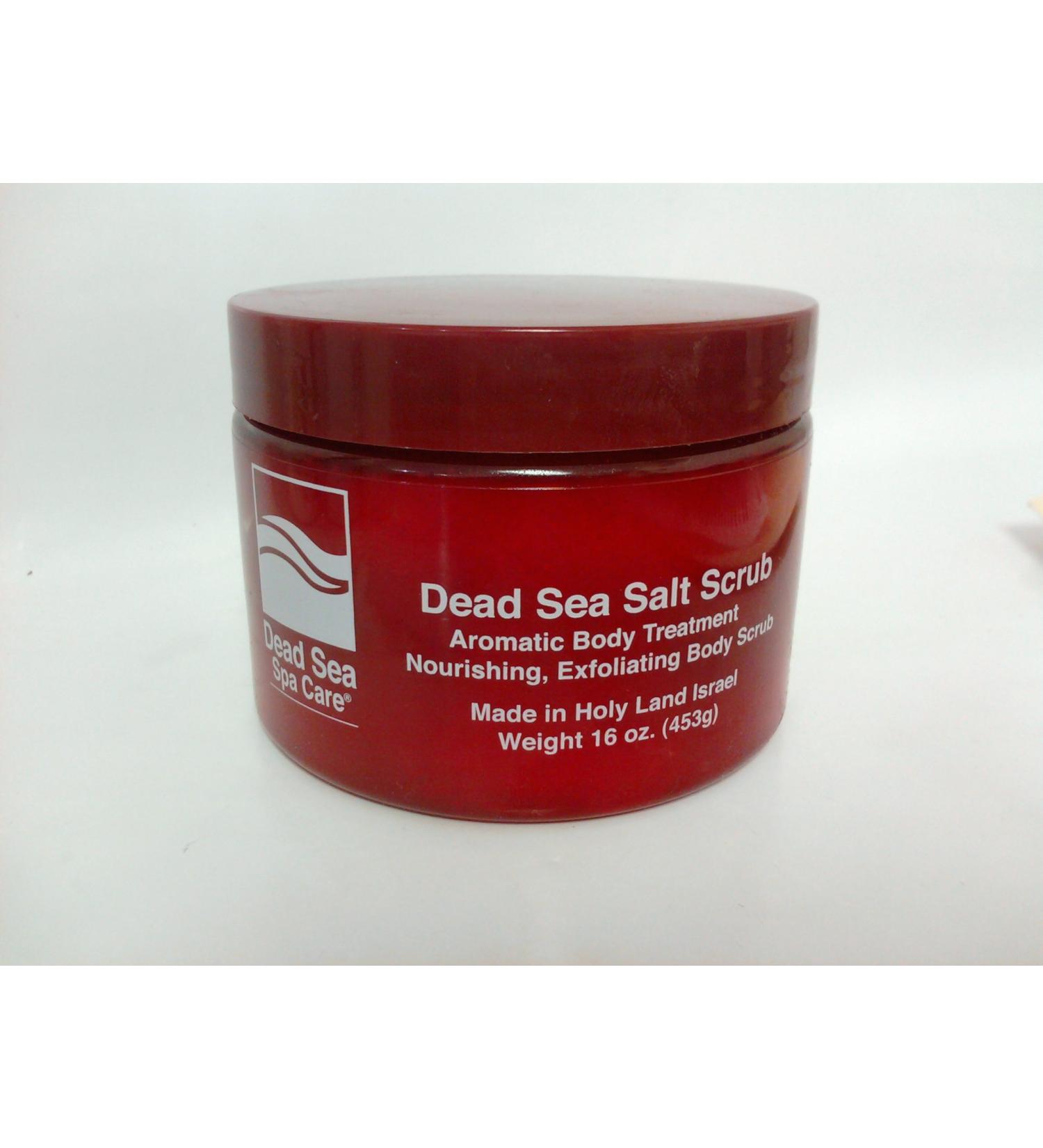 Father's Gifts Dead Sea Spa Care 16 oz Dry Dead Sea Salt Scrub Dead Sea Products