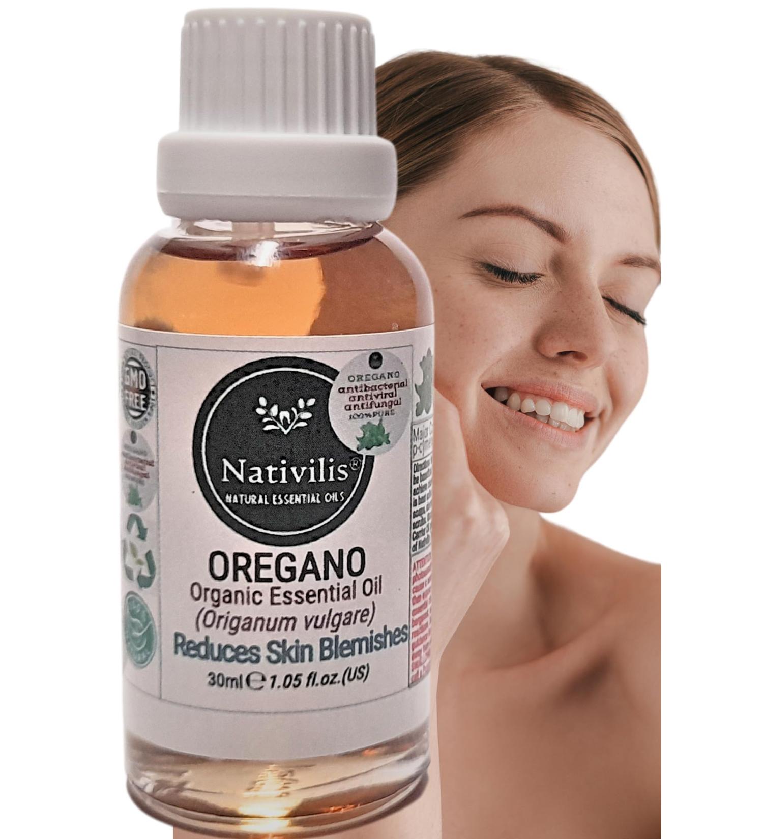 Nativilis Oregano Organic Essential Oil 30 ml (Origanum vulgare) - antioxidant antifungal anti-inflammatory properties weight management reduces skin blemishes - Copaiba Properties - Buy Online on GoSupps.com