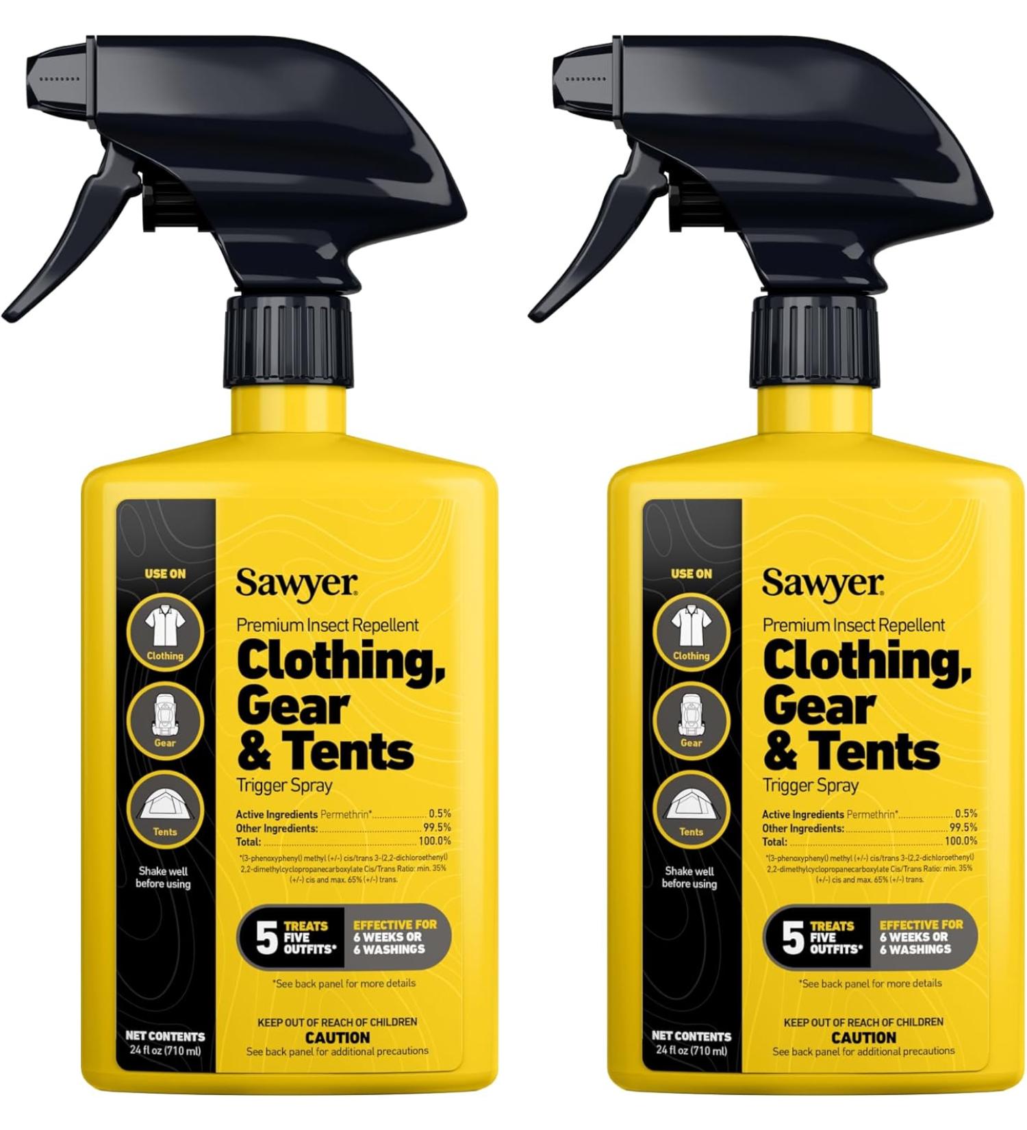 Sawyer SP6572 Premium Permethrin Clothing Insect Repellent Spray Twin Pack - 24 oz - Buy Online on GoSupps.com