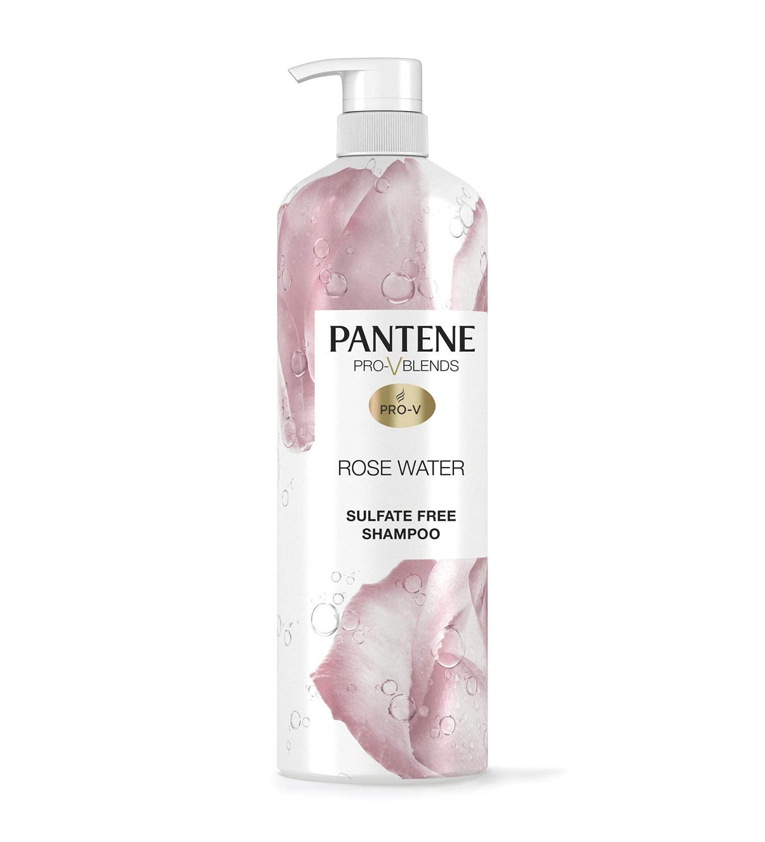 Pantene Pro-V Rose Water Shampoo - Sulfate Free, Hydrating, Color Safe - 30 oz - Buy Online on GoSupps.com