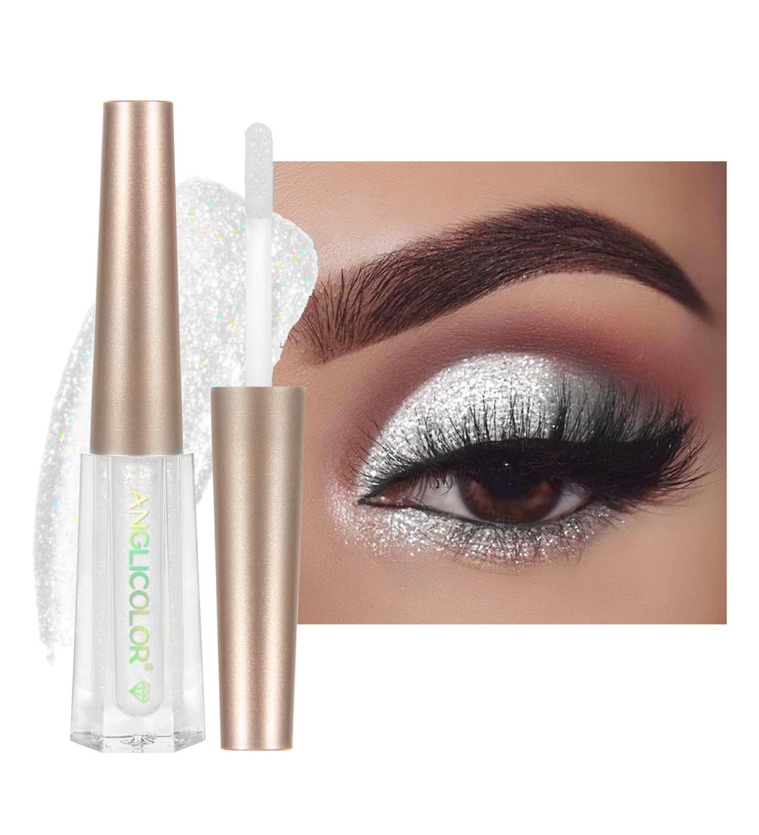 Anglicolor Liquid Glitter Eyeshadow & Eyeliner Vegan - Highly Pigmented Diamond Glitter Gel (#13) - Buy Online on GoSupps.com