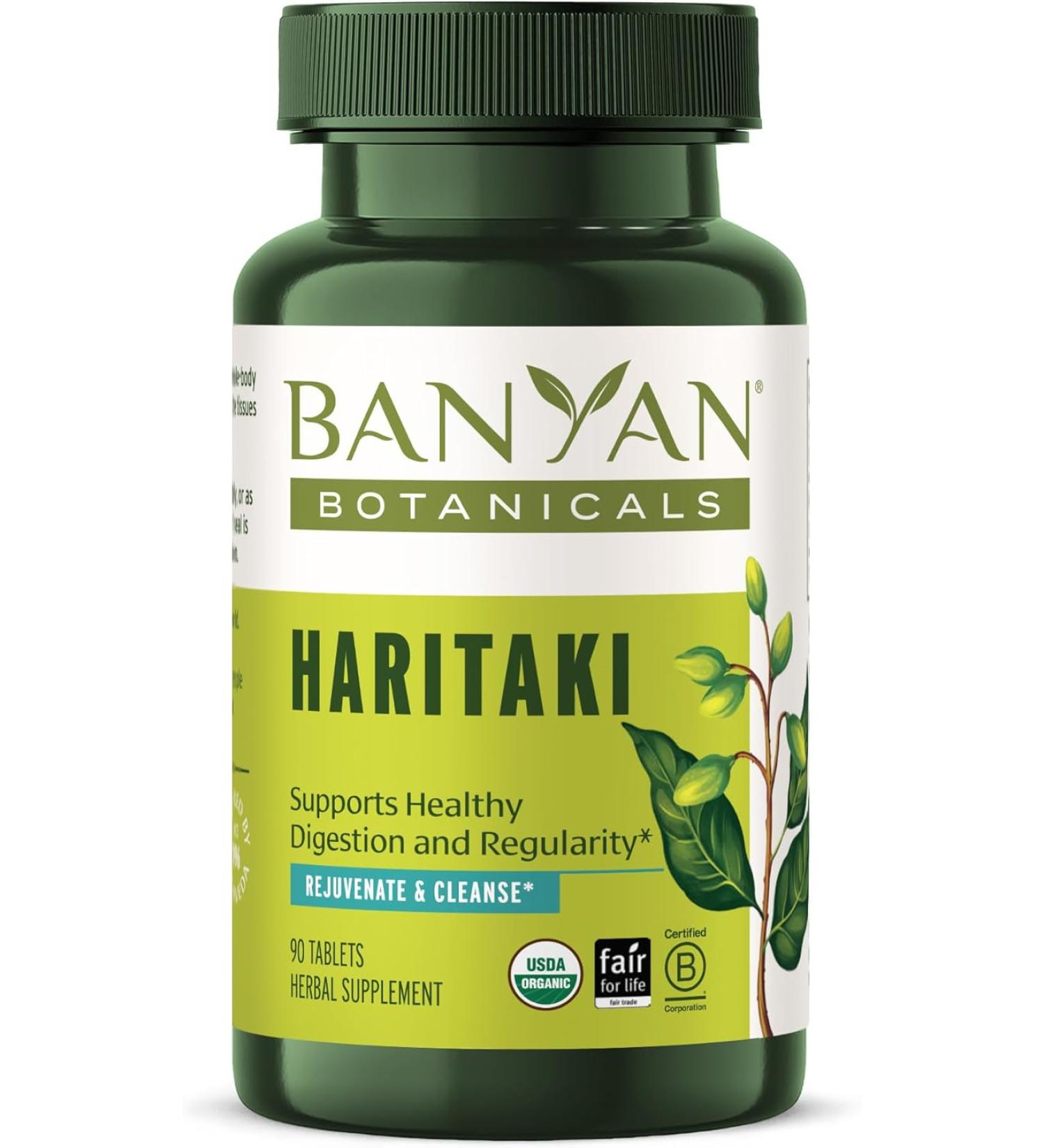 Organic Haritaki Tablets | Detox & Rejuvenate* | 90 Ct | Fair Trade - Buy Online on GoSupps.com