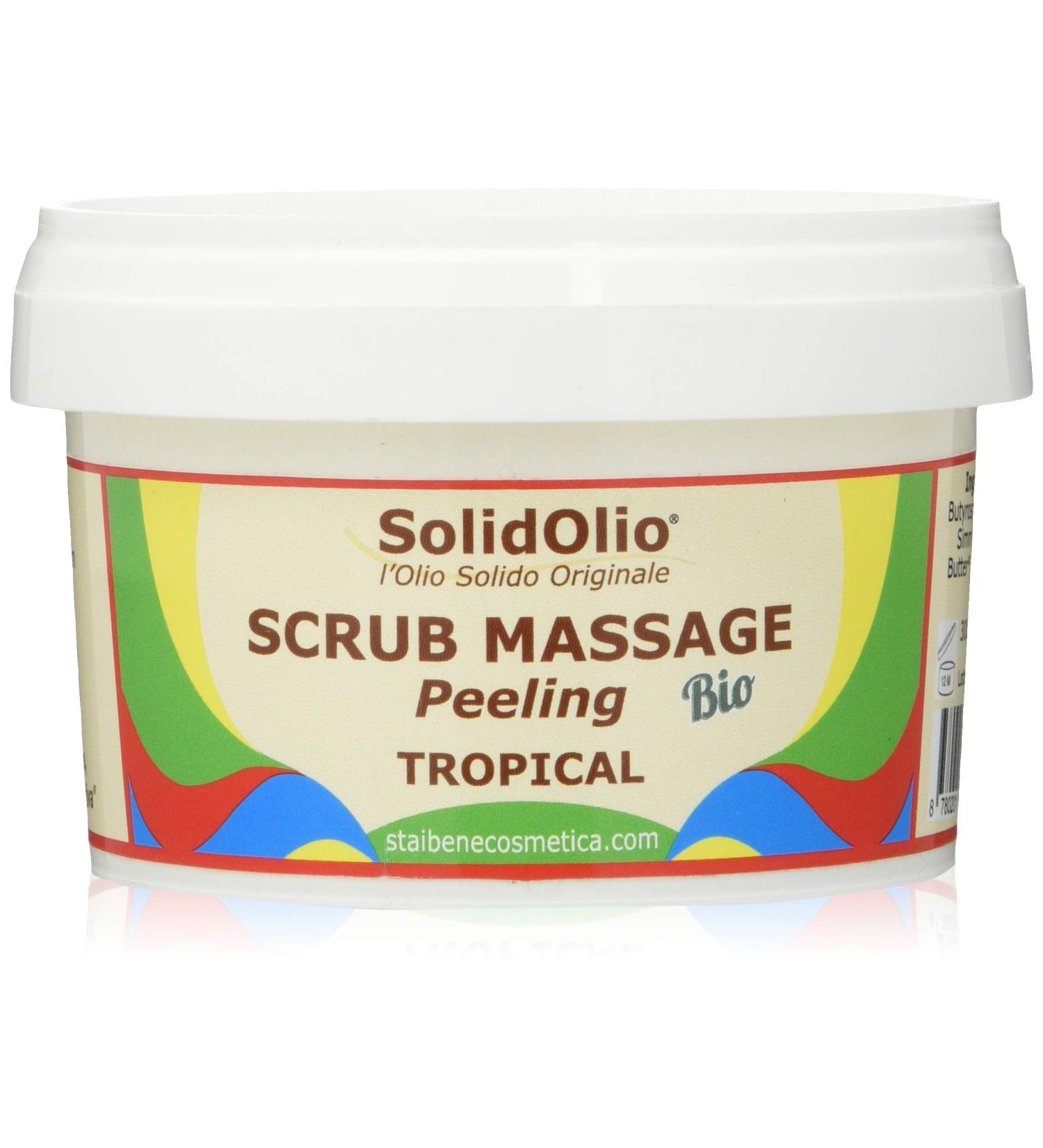 Stable Solid Oil Scrub Tropical - Nourishing 300g Exfoliating Scrub for Glowing Skin | International Shipping Available - Buy Online on GoSupps.com