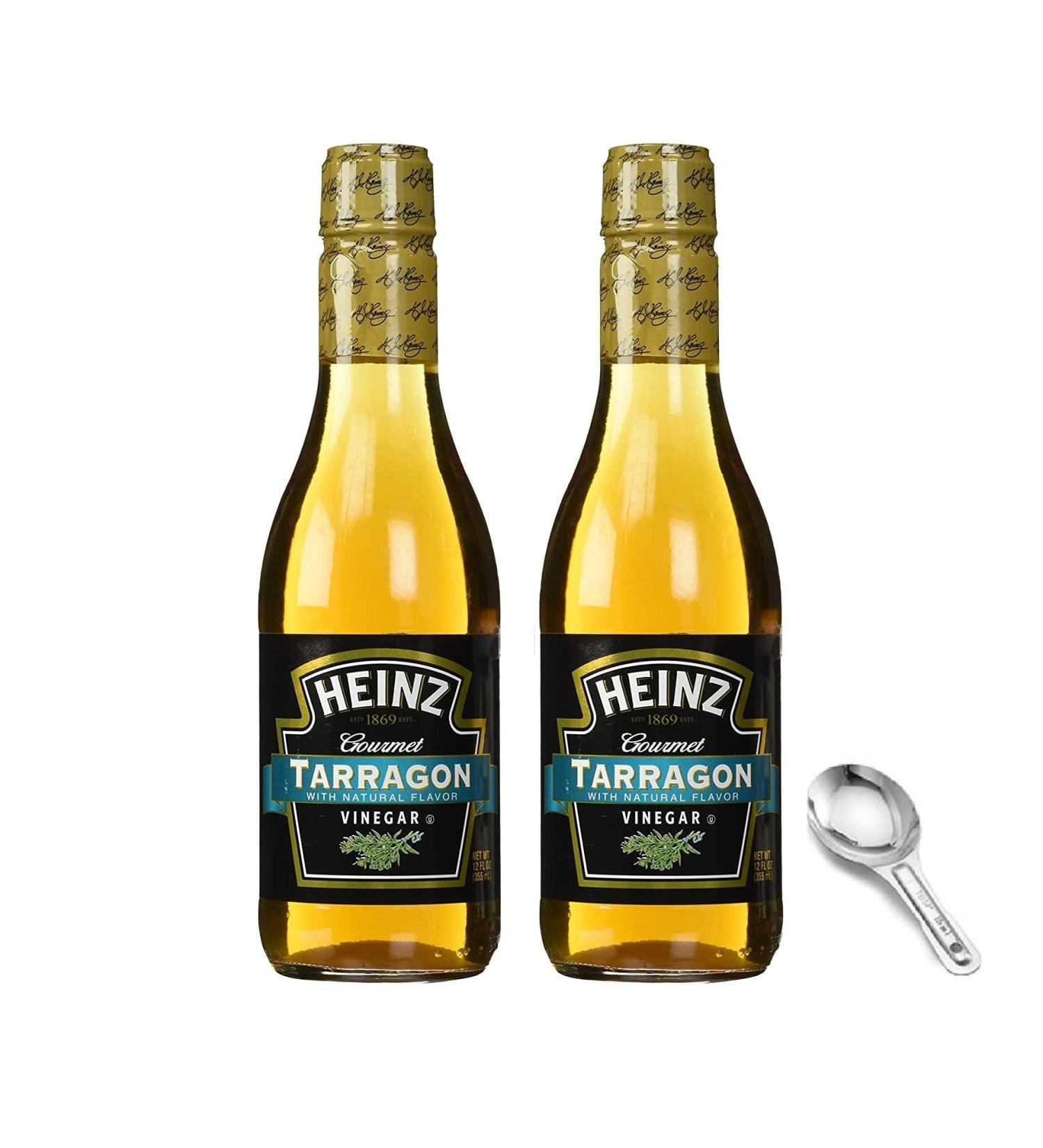 Heinz Tarragon Vinegar 12 fl oz (Pack of 2) + F.O.Y Brand Measuring Spoon Set - Buy Online on GoSupps.com