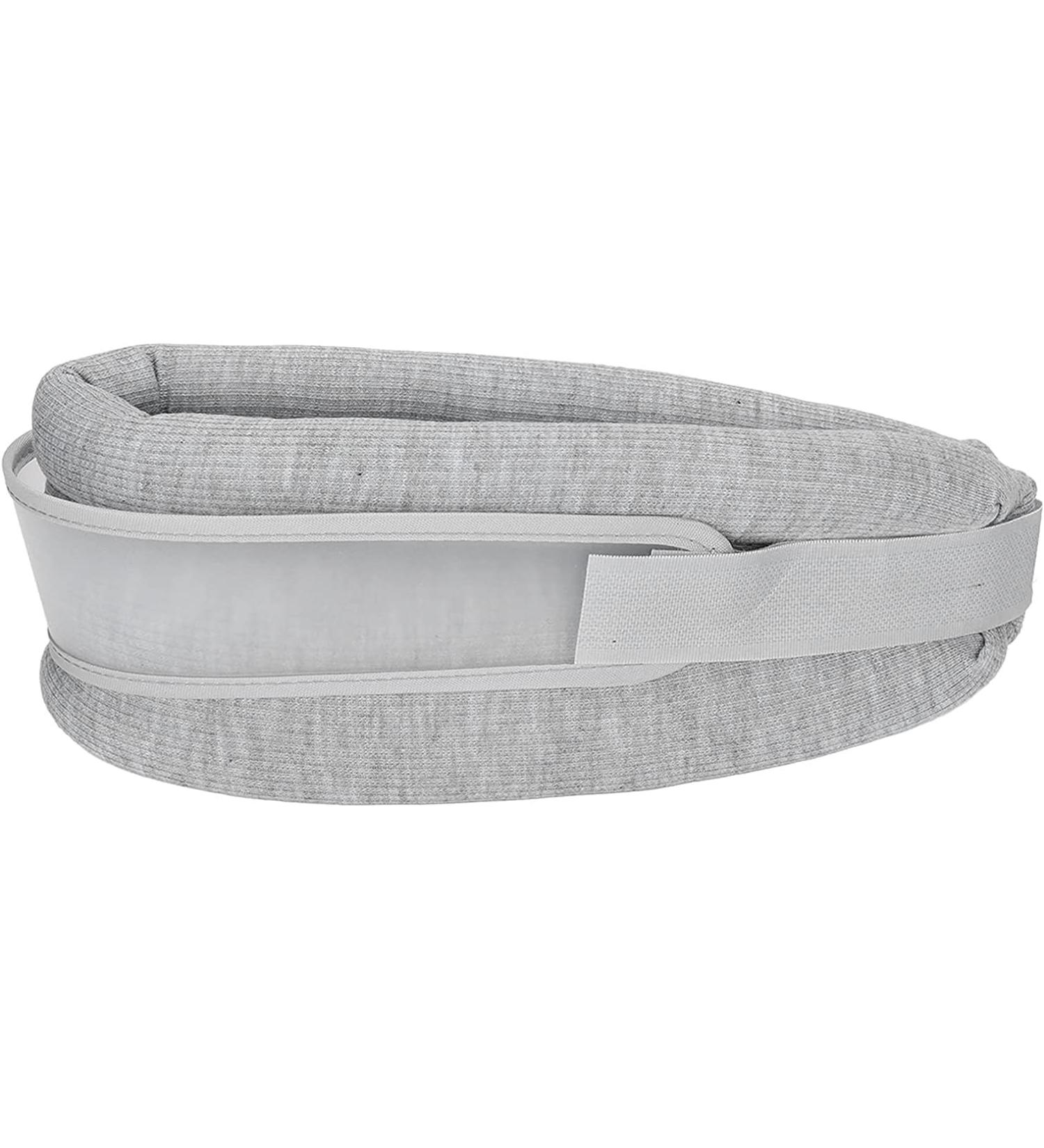 Safwel Neck Support - Ergonomic Curve Adaptation for Spine Pain Relief | Universal Neck Support for Work Study & Driving (Grigio) - Buy Online on GoSupps.com