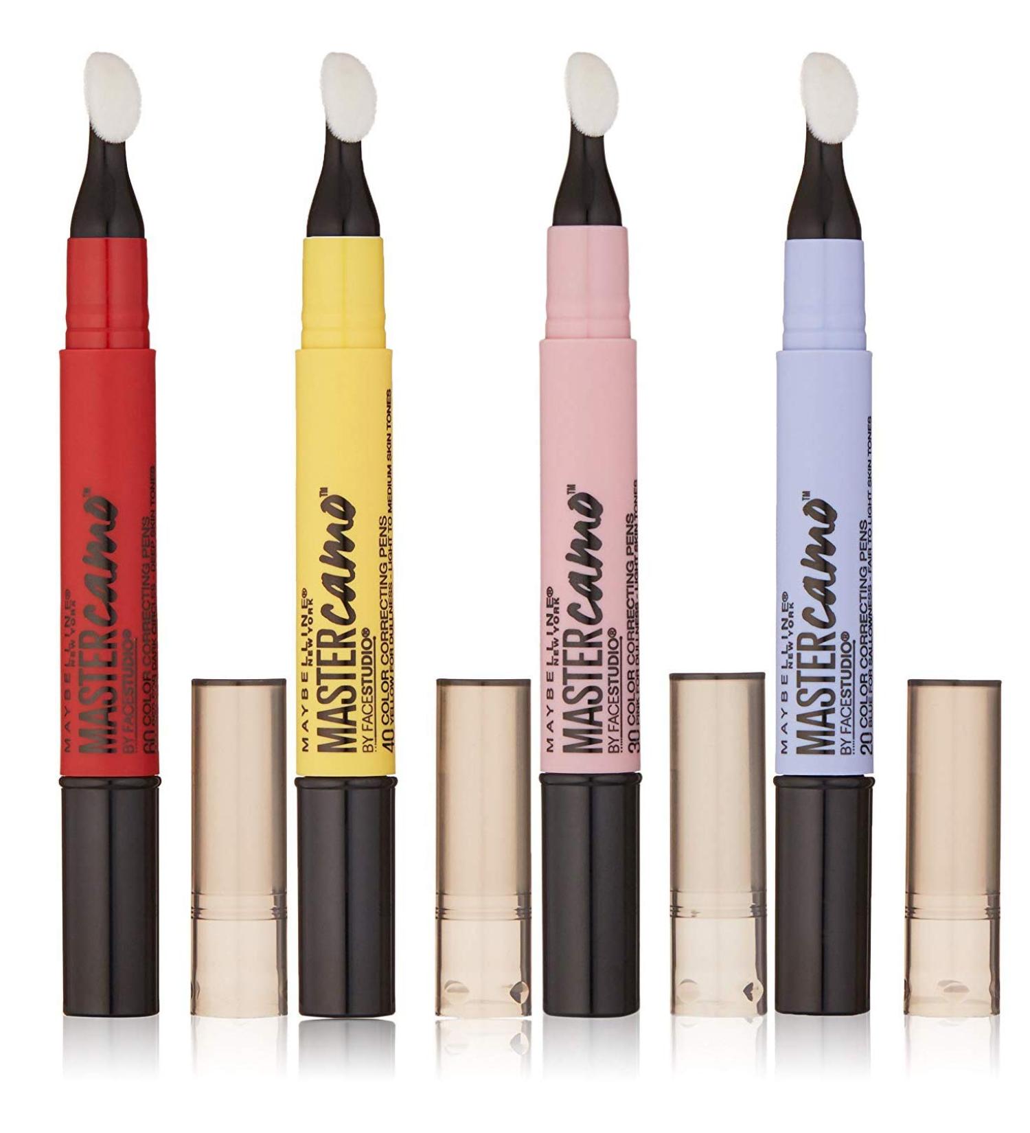 (4-Color Set (Red Yellow Pink Blue)) - Maybelline Master Camo Colour Correcting Pen 4-Colour Set (Red Yellow Pink Blue) - Buy Online on GoSupps.com