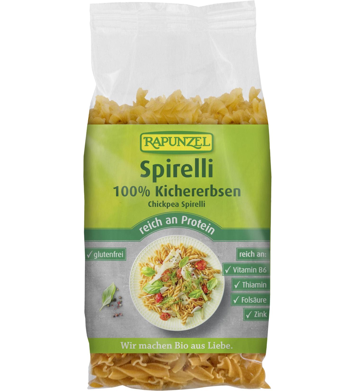 Rapunzel Organic Chickpeas Spirelli (6 x 300 gr)