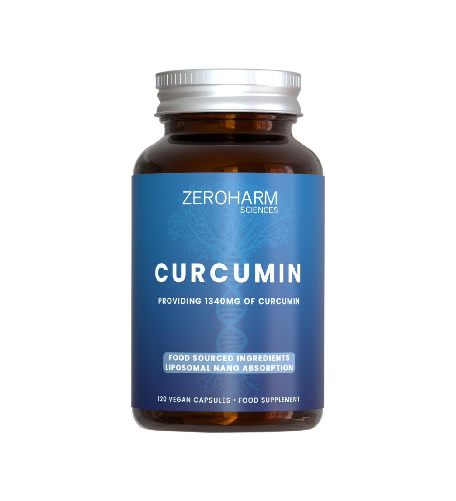 ZEROHARM Curcumine liposomale 1340 mg avec curcuma et pip rine Soutien articulaire anti-inflammatoire et immunitaire Absorption liposomale avanc e 120 comprim s (1 paquet) - Buy Online on GoSupps.com