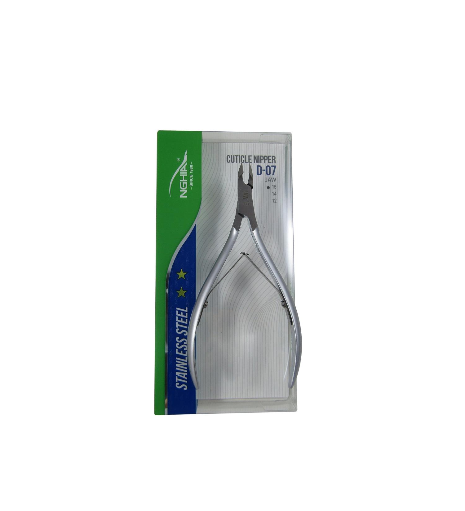 Nghia Stainless Steel Cuticle Nipper C-07 - 16 Jaw | Precision Nail Care Tool - Buy Online on GoSupps.com