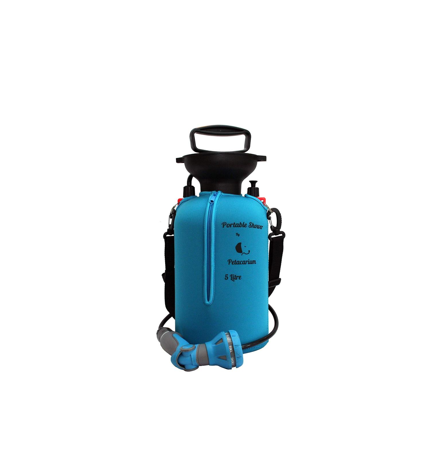 Petacarium Insulated Portable Shower (5 Litre Blue) for Dogs Camping Paddleboarding Muddy Walks 5 l (Pack of 1) Blue - Buy Online on GoSupps.com