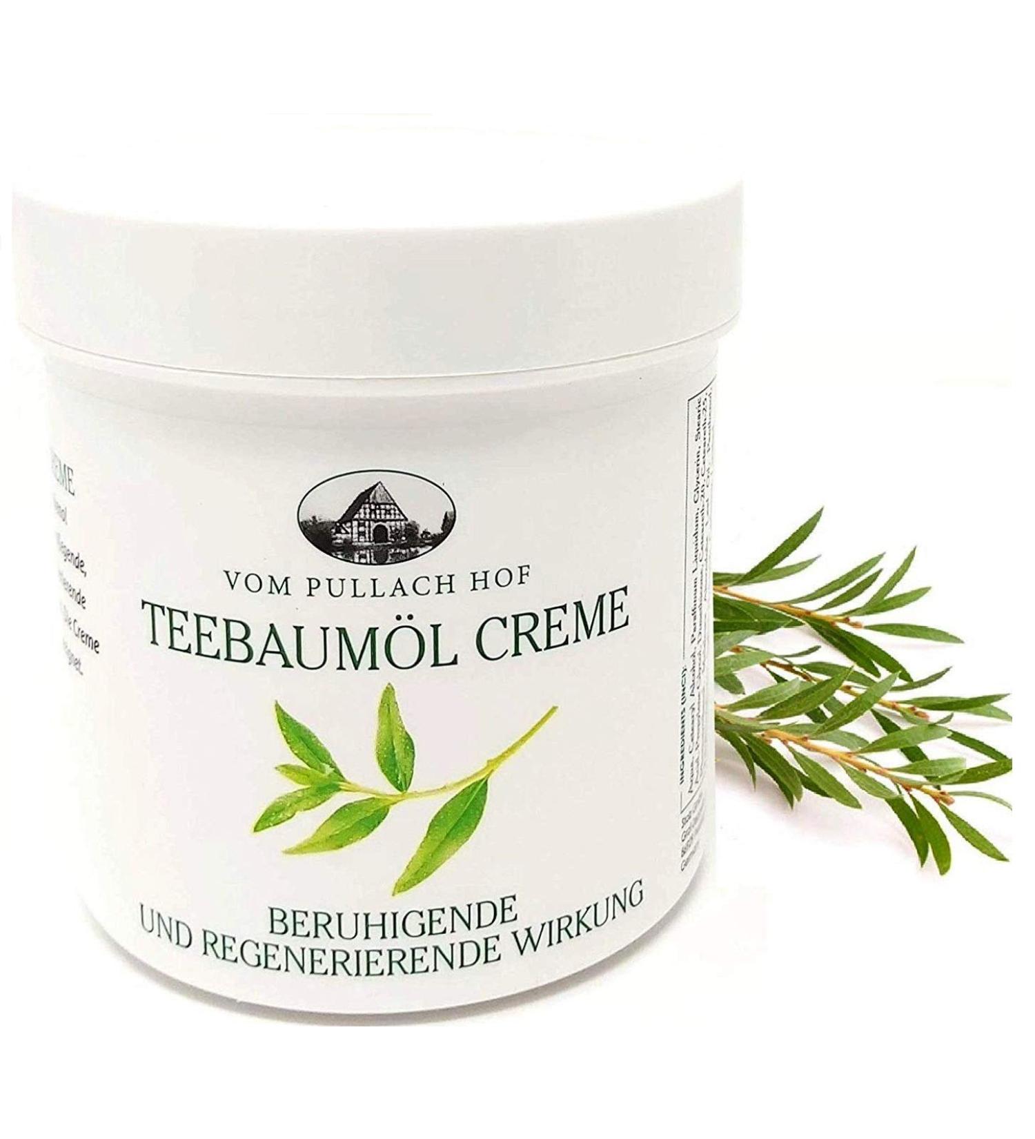 Buy Tea Tree Oil Cream 250ml - PH Quality | Traditional Cream from Pullach Hof - International Shipping Available - Buy Online on GoSupps.com