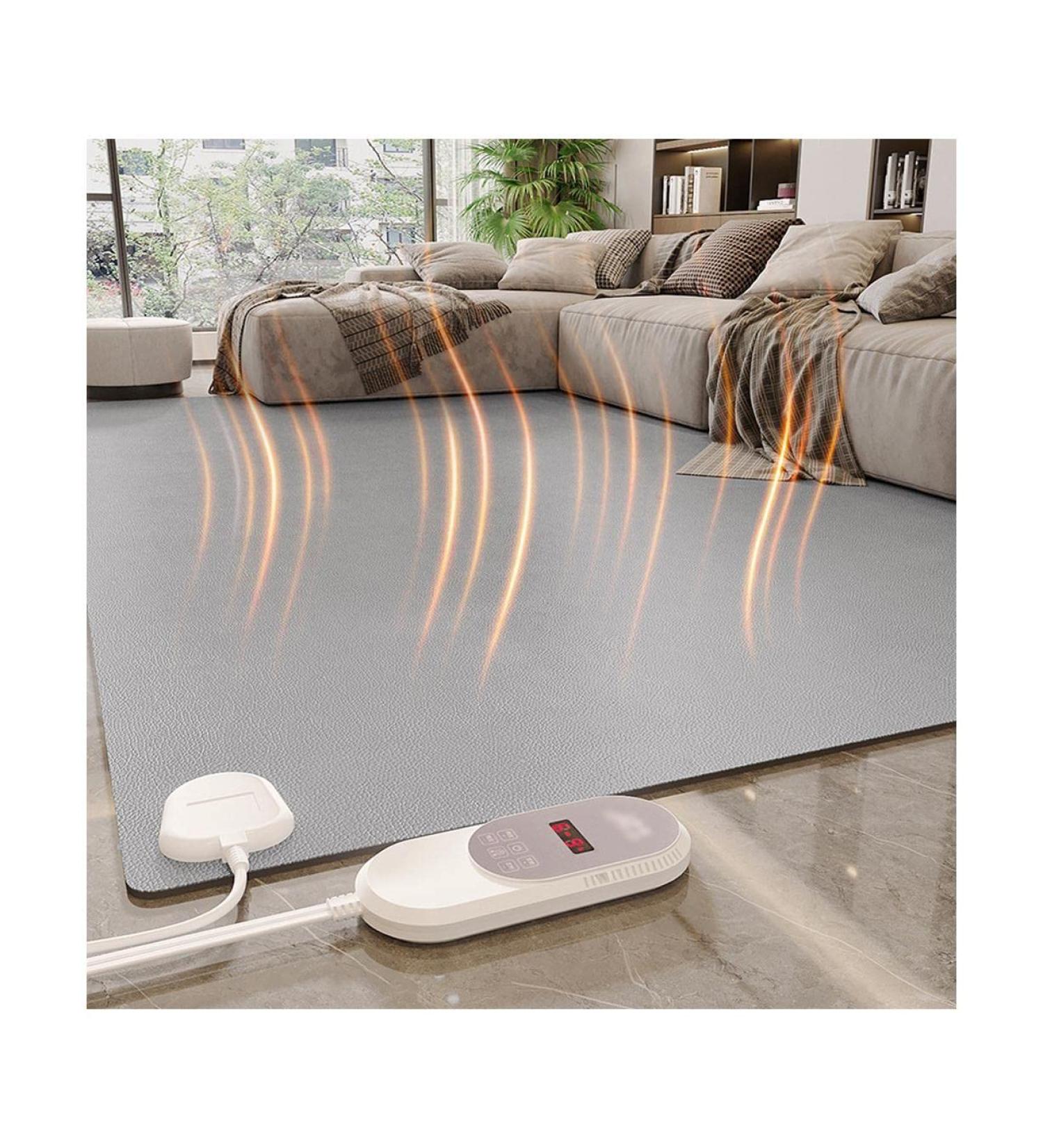 Large Electric Heating Carpet 60x190cm - Carbon Crystal Under Desk Mat for Office & Home - Winter Foot Warmers - Buy Online on GoSupps.com