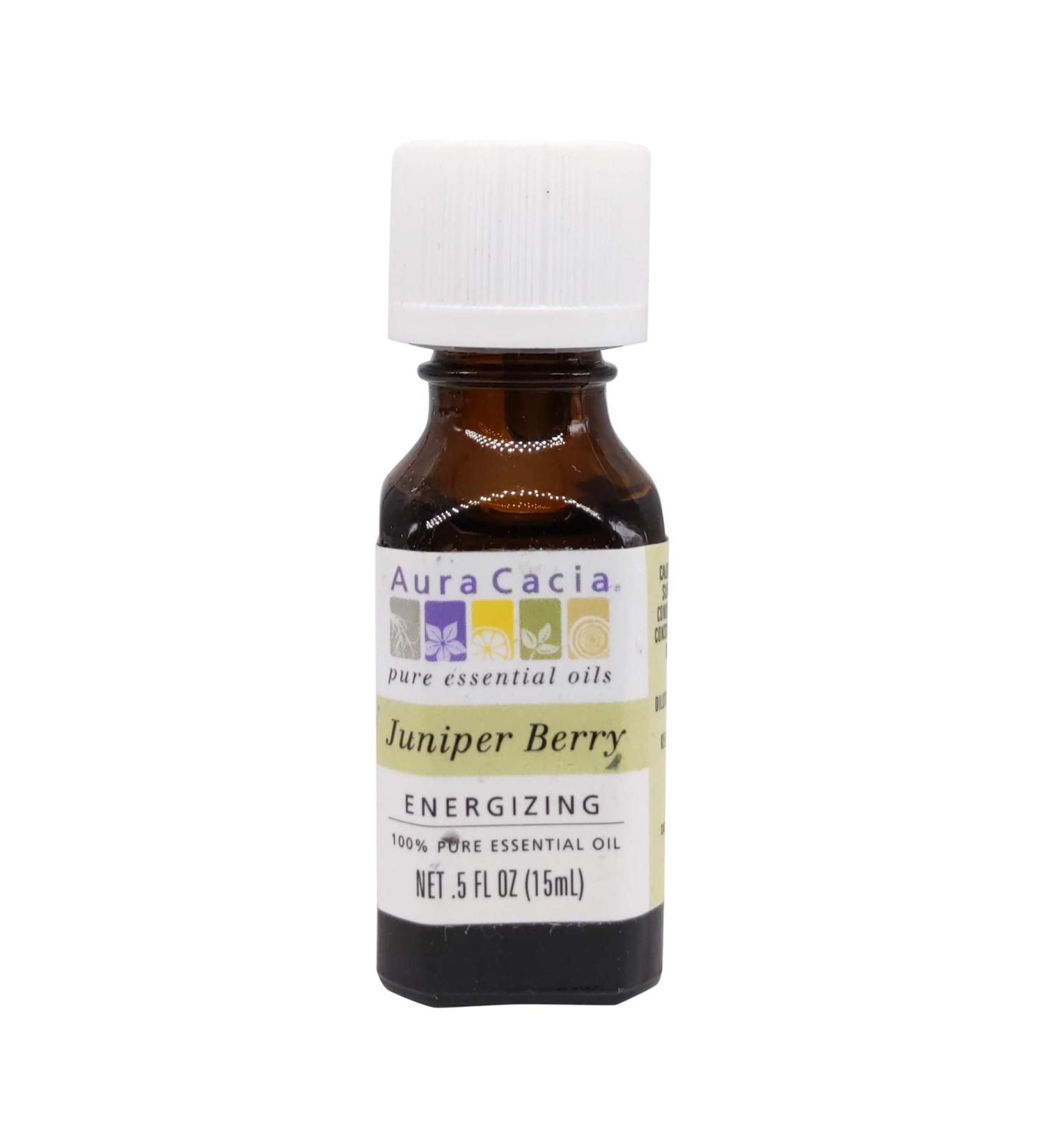 AURA CACIA Juniper Berry Essential Oil 0.5 FZ - Buy Online on GoSupps.com