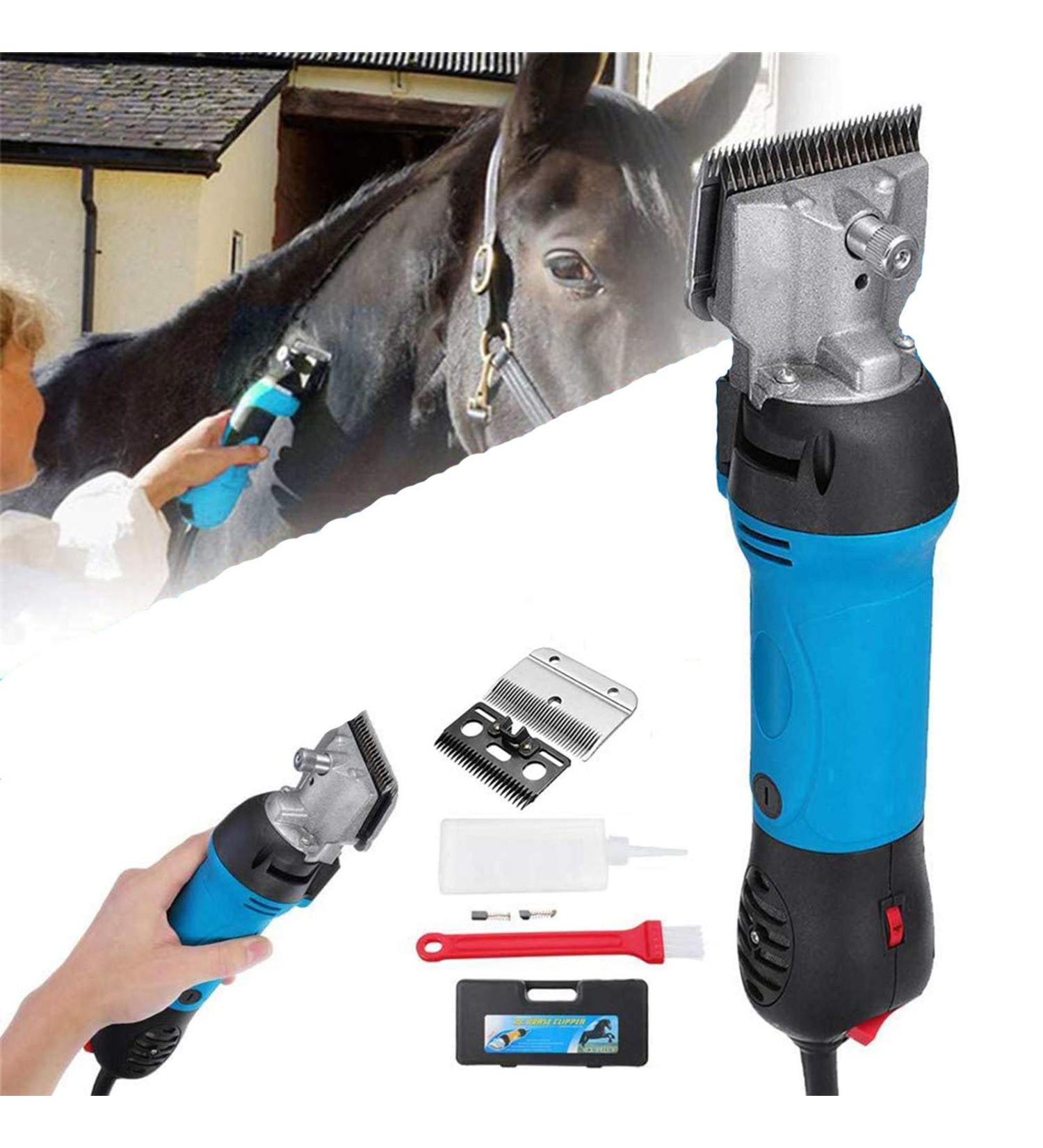 Clipper for Horses Extra Quiet and Smooth Running Professional Horse Hair Clipper 6-Speed Clipper Horse Grooming kit - Buy Online on GoSupps.com