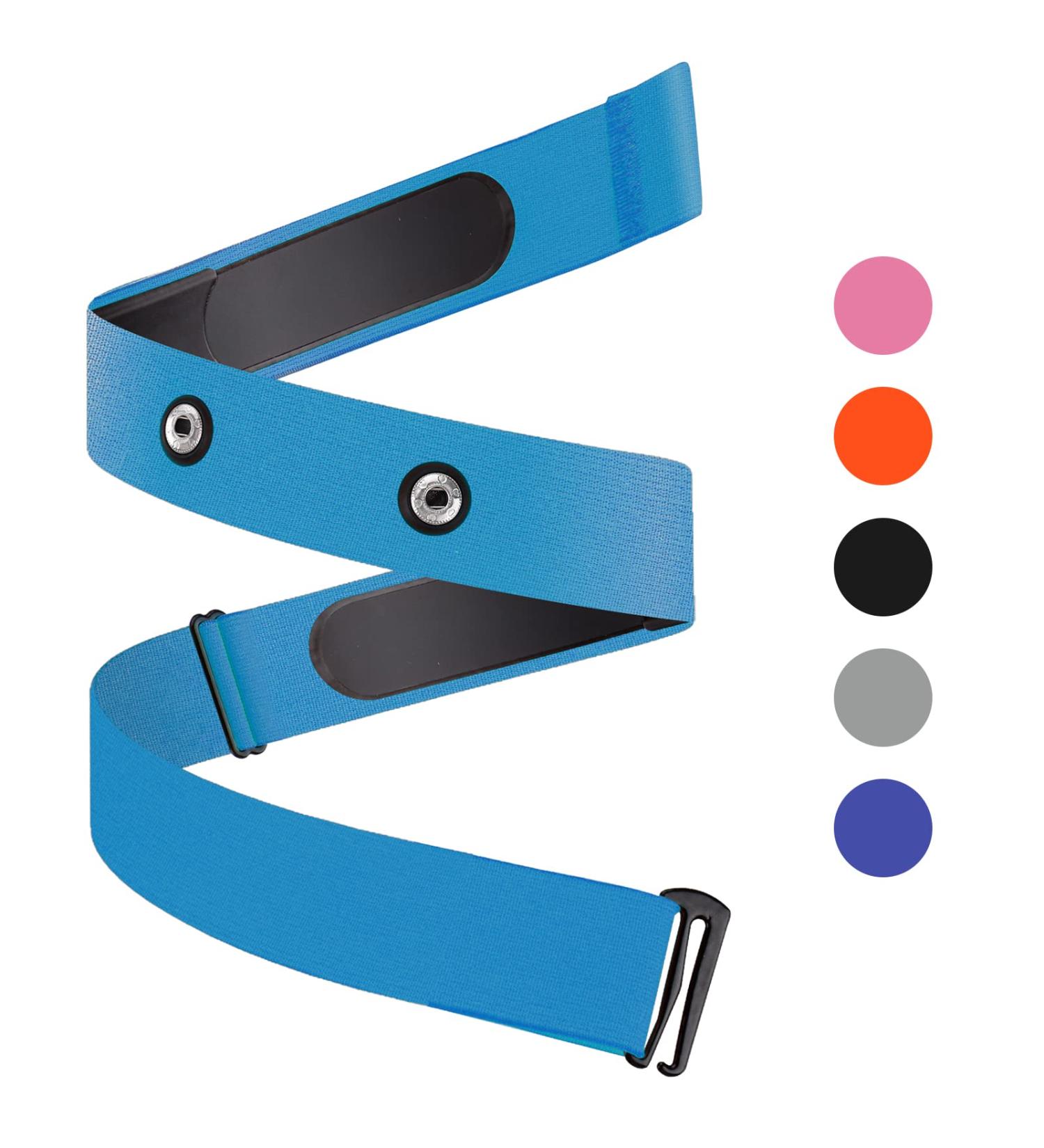 ONLYESH BRISDGURT Adjustable Elastic Replacement Belt with Heart Rate Meter | Compatible with Polar Garmin Wahoo | Sport & Running Gear Blue - Buy Online on GoSupps.com
