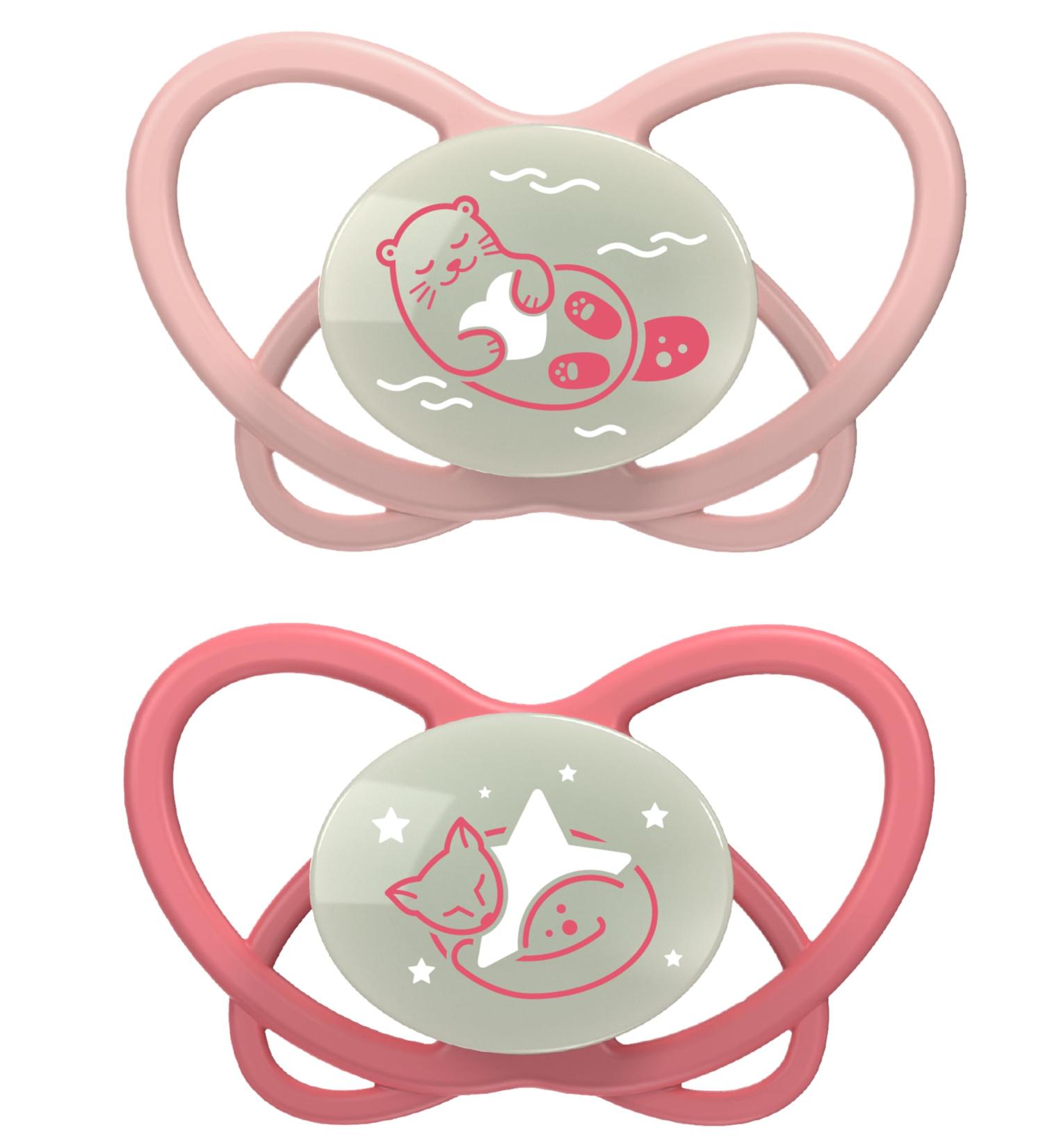 Nip Schnuller My Butterfly Night Green - Eco-Friendly Silicone Pacifier for 5-18 Months | Jaw-Friendly & Light Design - Buy Online on GoSupps.com