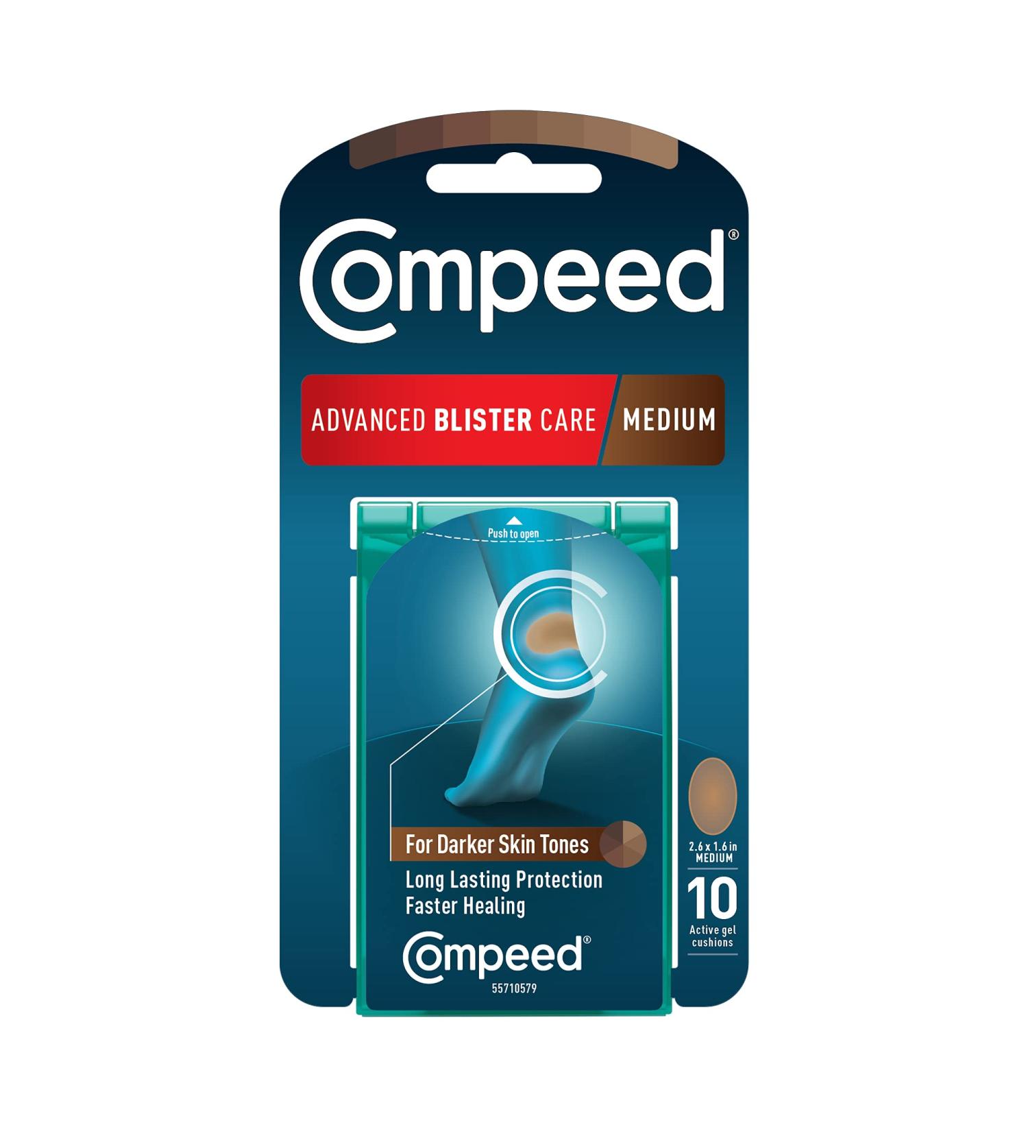 Advanced Blister Care Skin Tone - 10 Count Pack for HEEL Pain Relief - Buy Online on GoSupps.com