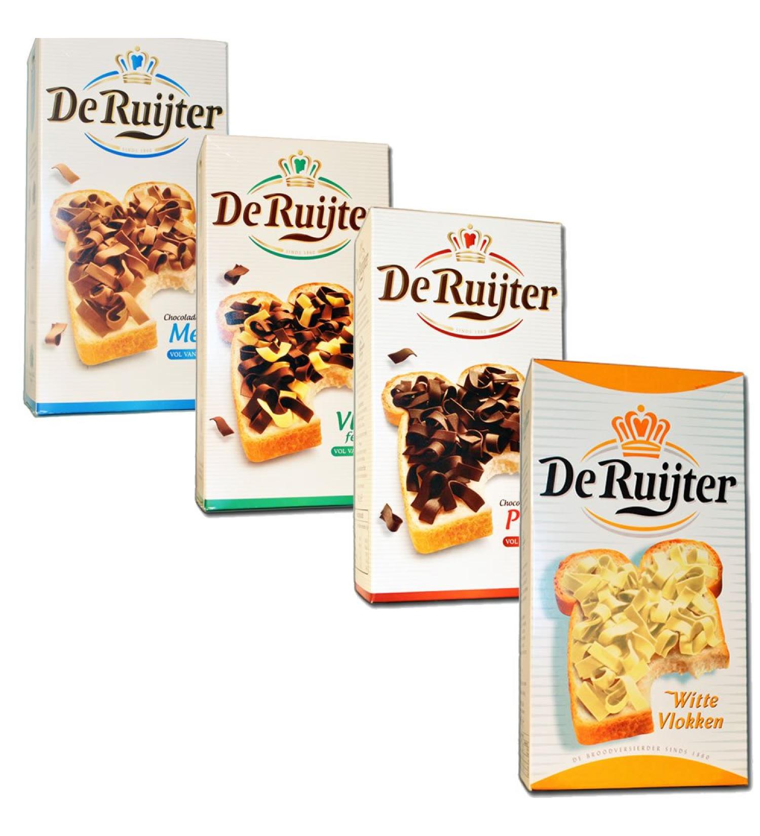 De Ruijter deruyter Schock oade hail PUUR (dark) Chocolate Sprinkles 14 Ounce Box 400 g - Buy Online on GoSupps.com