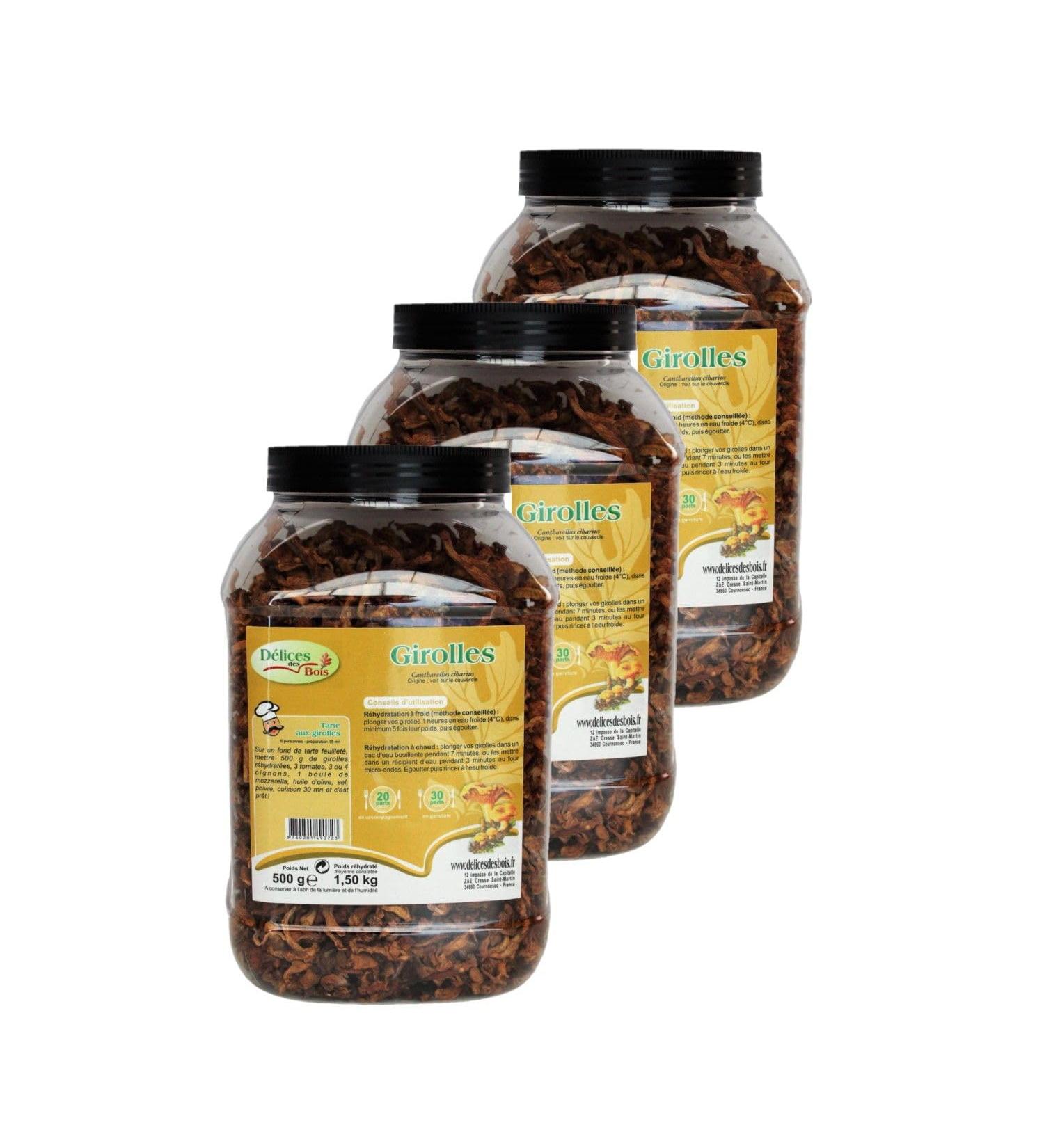 Lot 3x Girolle - Pot 500g