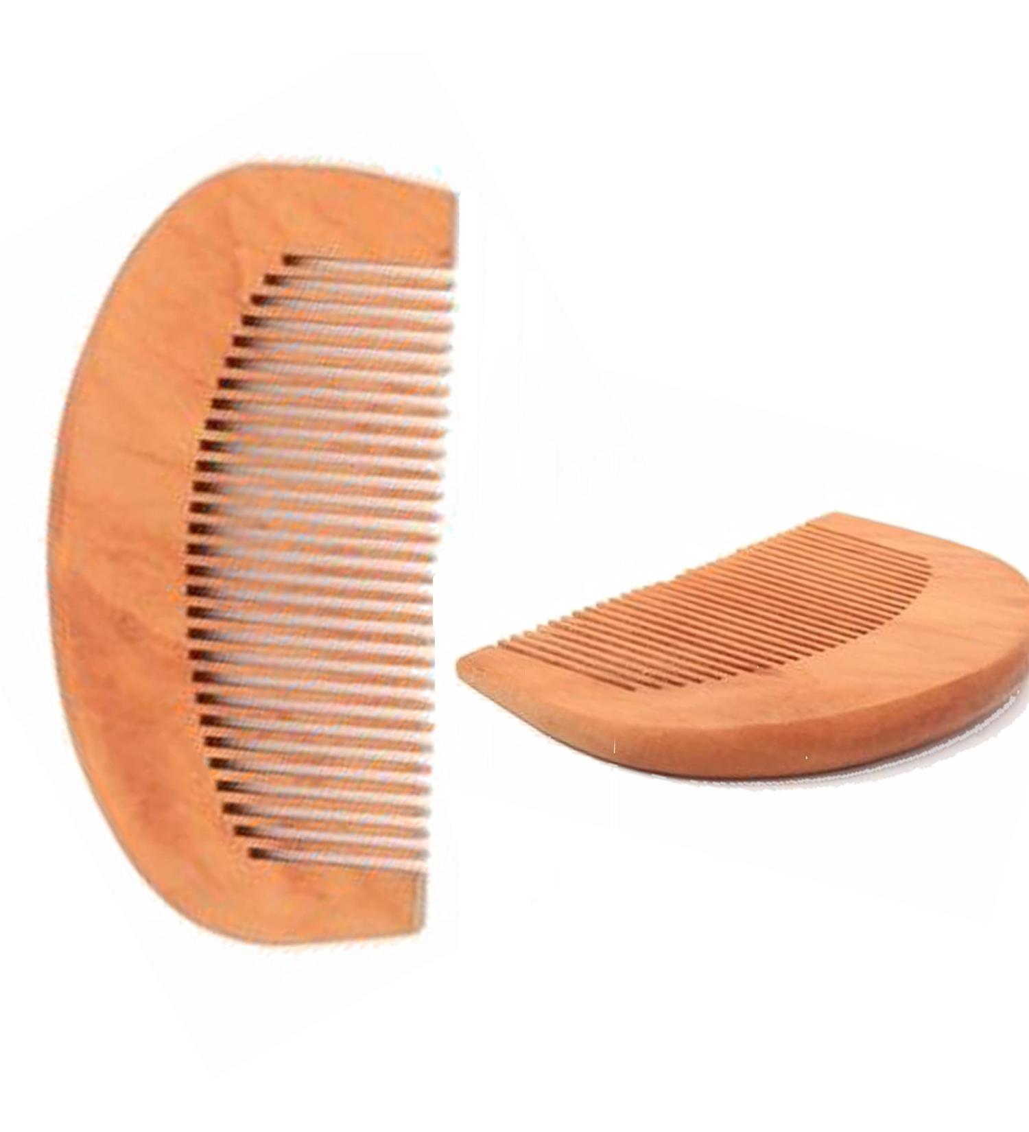Wooden Anti-Static Hair Comb for Men and Women - Small Travel Size for Moustache, Beard, and Sideburns - Buy Online on GoSupps.com