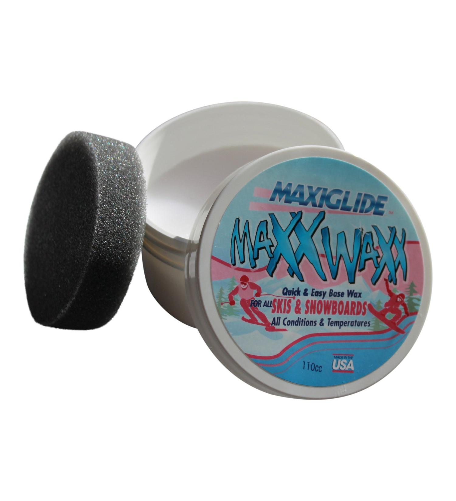 Maxiglide Maxx Waxx Ski and Snowboard Wax 110cc Container