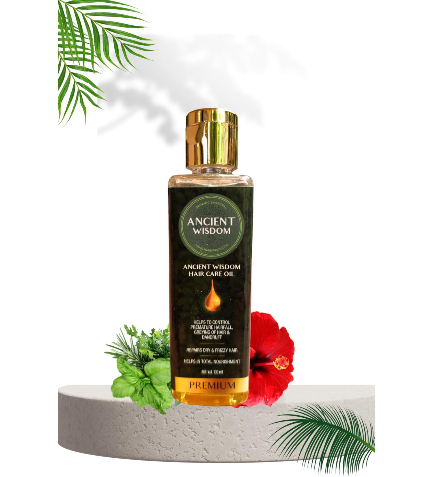 Ancient Wisdom Hair Care Oil - Achieve Healthy Shiny Problem-Free Hair | International Shipping Available - Buy Online on GoSupps.com