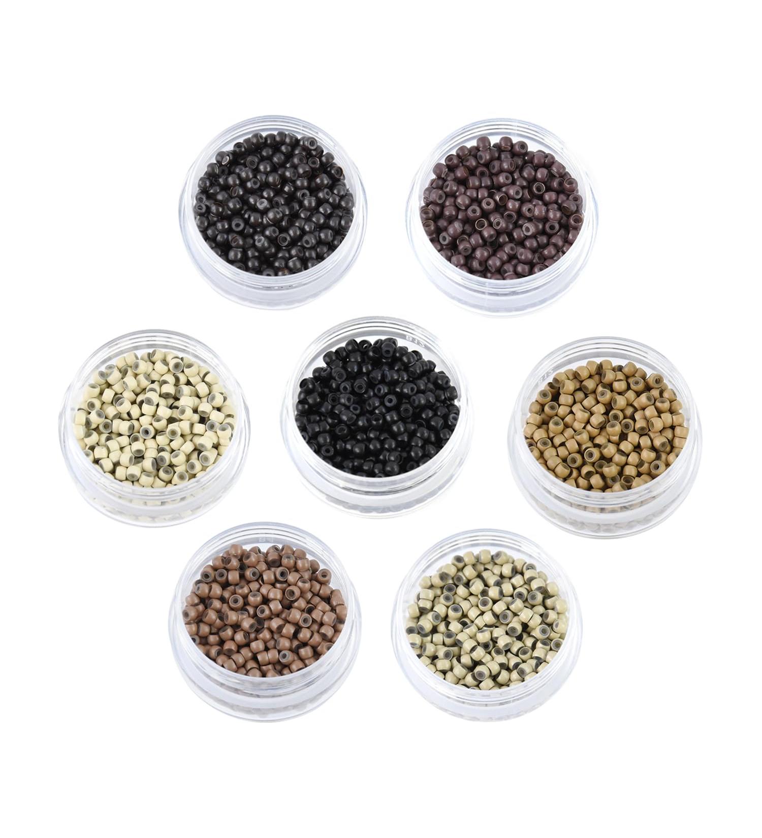 600pcs/lot 3.0mm Silicone Nano Rings Hair Extension Nano Beads Silicone Lined Nano Rings Micro Rings Beads Links for Hair Extensions (Light Brown) 600pcs/lot Light Brown - Buy Online on GoSupps.com