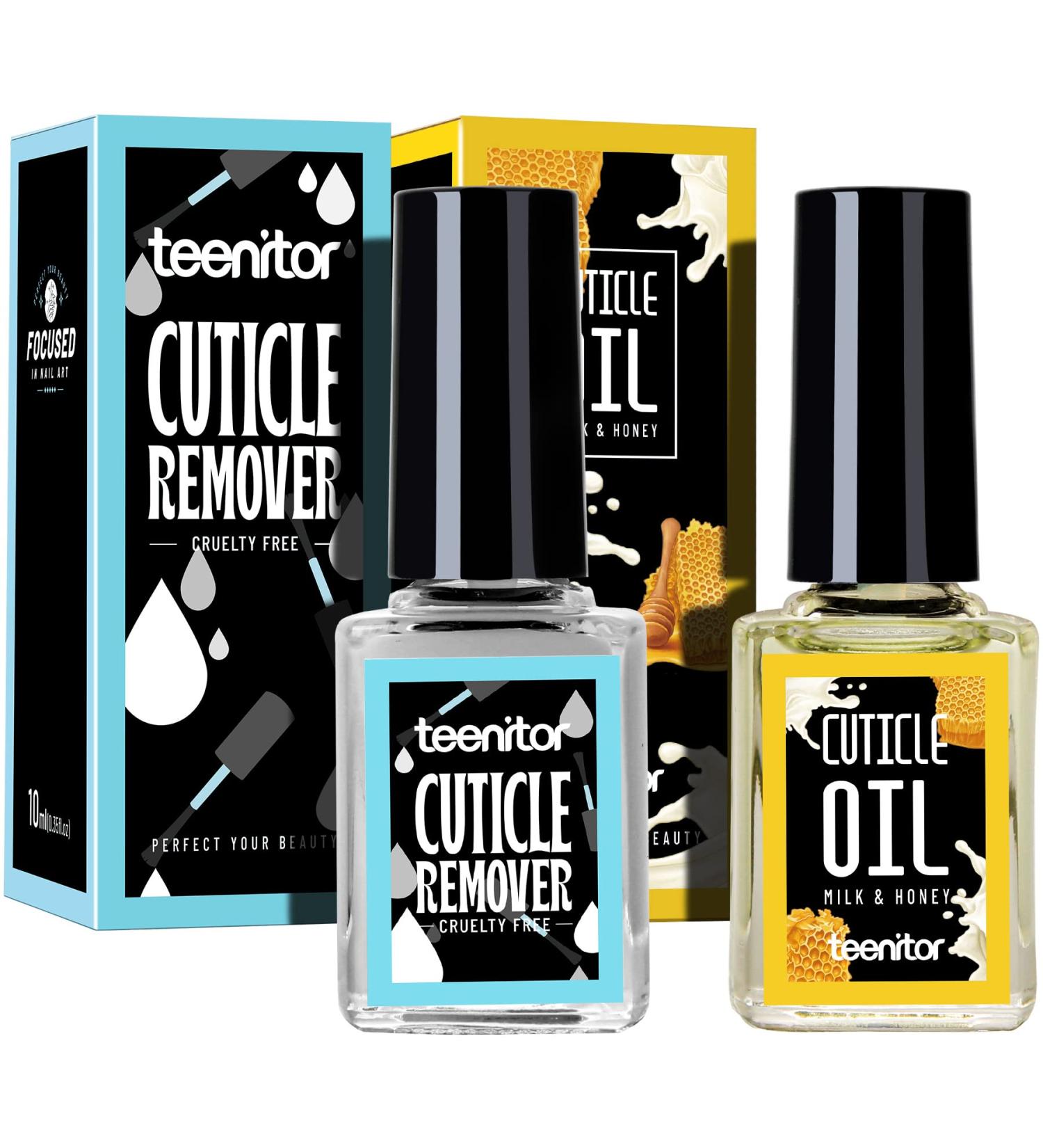 Teenitor Cuticle Care Kit with Cuticle Softener, Remover, and Revitalizing Oil - Buy Online on GoSupps.com