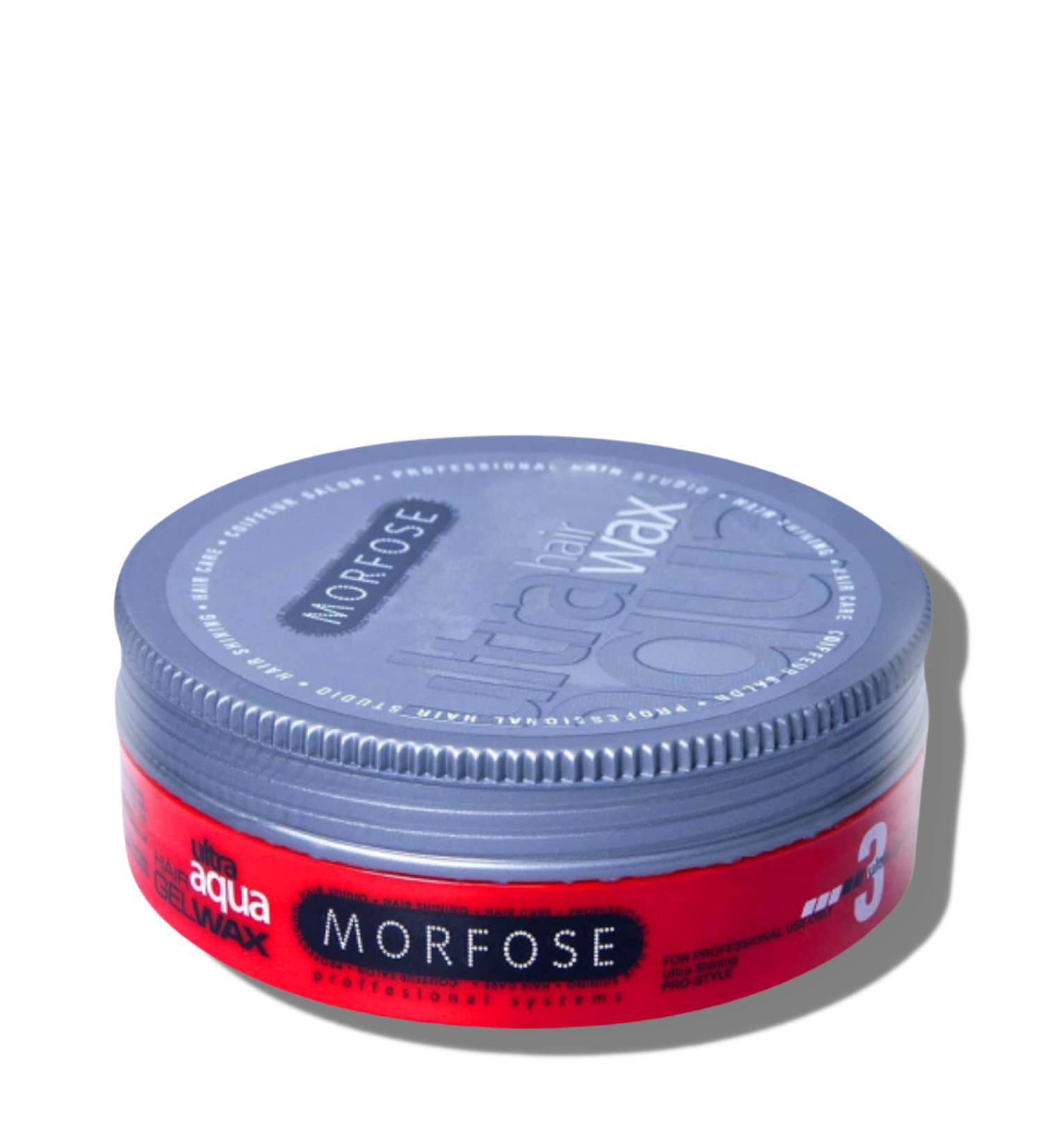 Morfose Ultra Aqua Hair Gel Wax - Strong Hold for Flyaways, Braids, Curls - Strawberry Scent - 5.92 fl oz - Buy Online on GoSupps.com