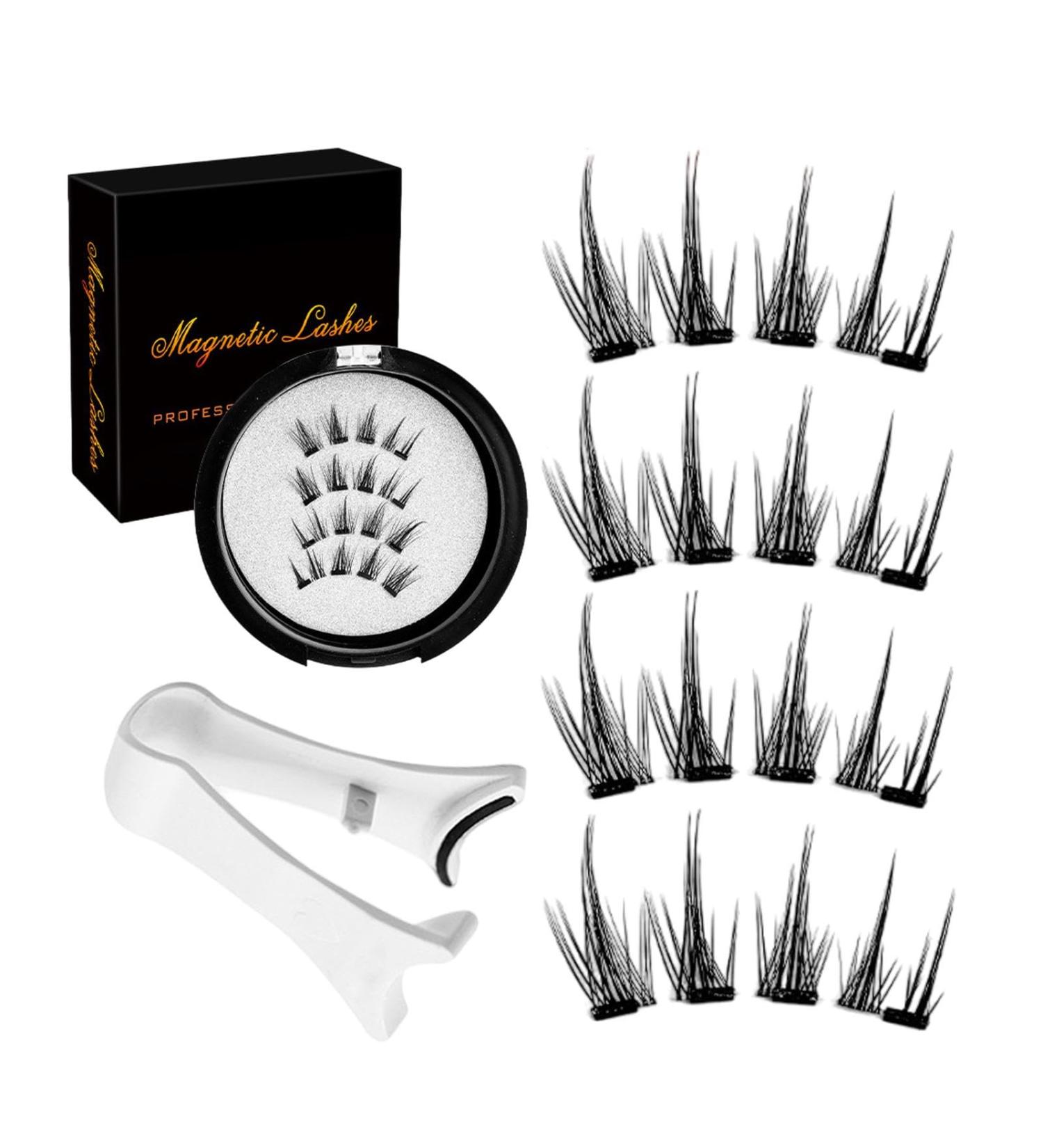 Shakven Magnetic Lashes With Applicator - Natural Look Lashes Kit With Applicator | Easy To Apply 3D Natural Look False Eyelashes For Girls - Buy Online on GoSupps.com