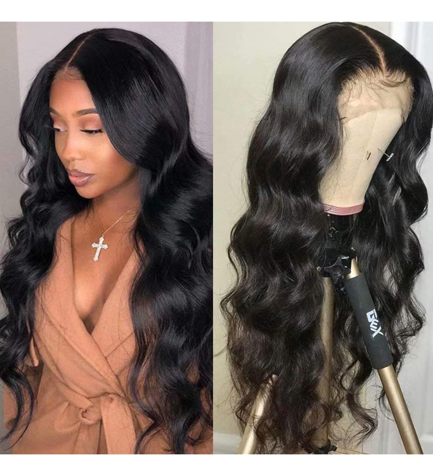 Shop 18 Front Lace Human Hair Wig | 150% Density 13x6 Lace Brazilian Straight & Wavy with Baby Hair - Buy Online on GoSupps.com