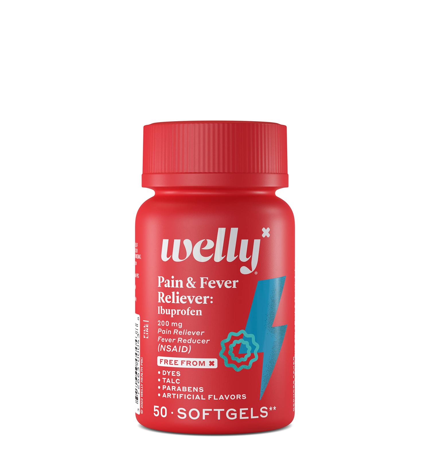 Welly Remedies Ibuprofen: OTC Pain & Fever Reliever for Fast Relief - Buy Online on GoSupps.com