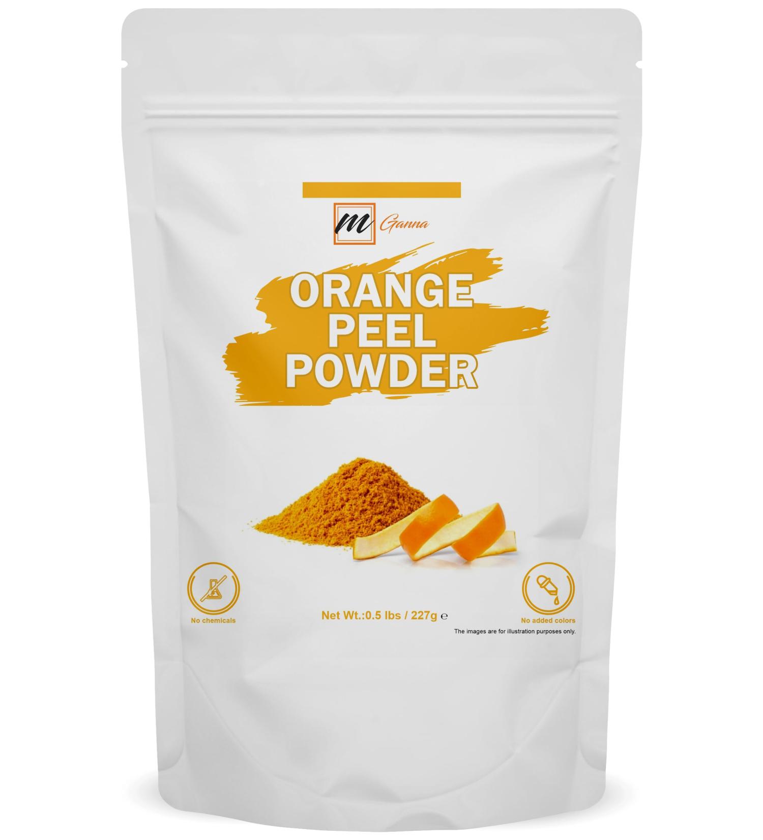 mGanna 100% Natural Orange Peel Powder For Skin Care 0.50 LBS / 227 GMS - Buy Online on GoSupps.com