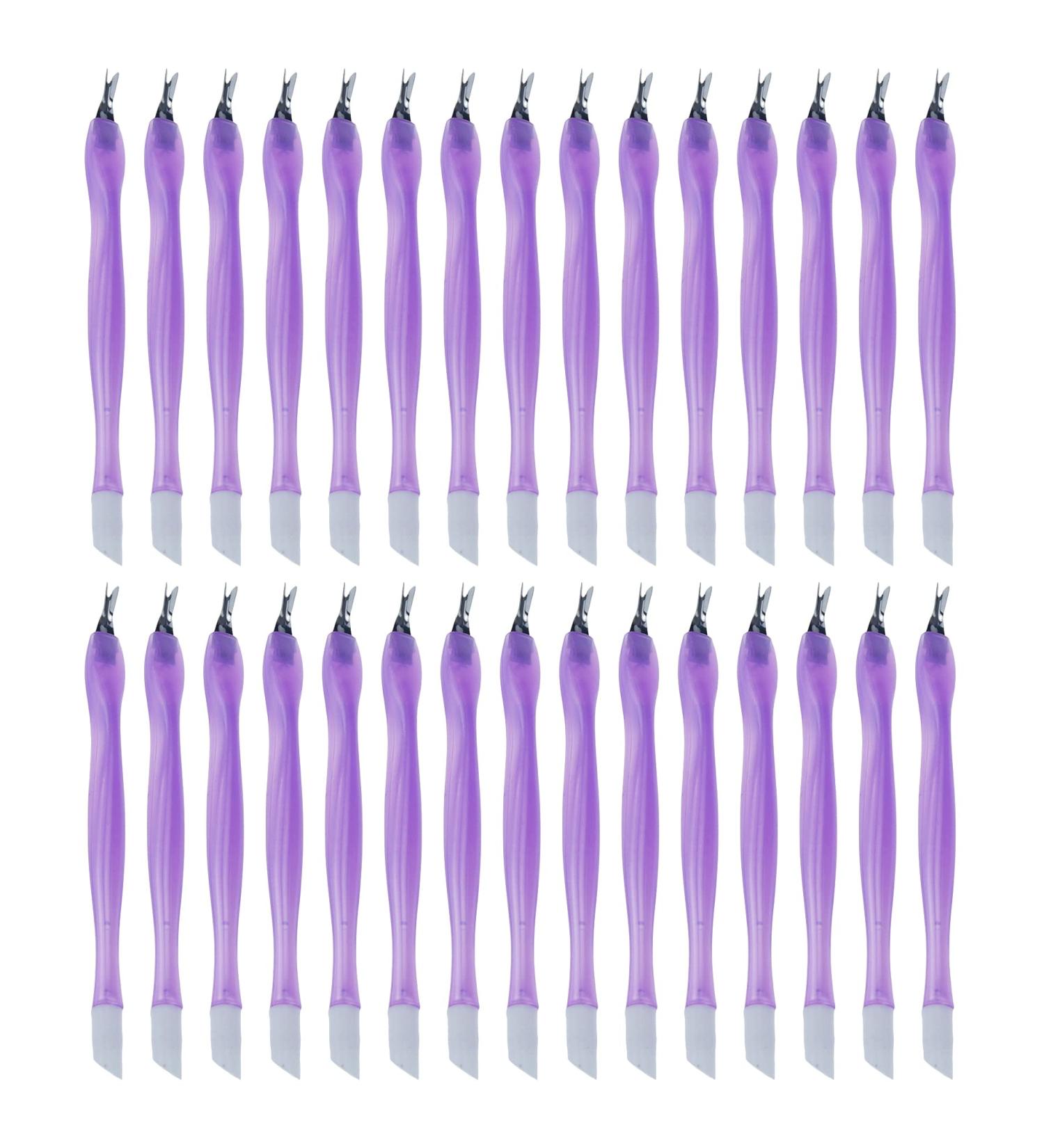 Coshar Pack of 30 Cuticle Trimmer and Remover Tool Set | Multi Purpose Pusher, Knife, and Nail Art Tools - Buy Online on GoSupps.com