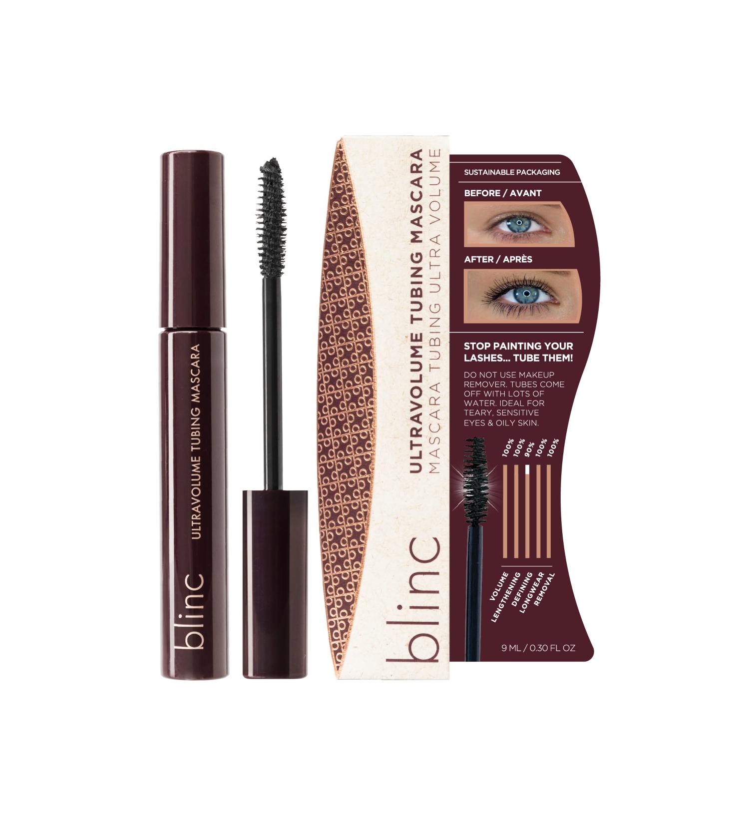 Blinc UltraVolume Tubing Mascara - Volumizing, Lengthening, Curling - Clean, Vegan, Cruelty-Free - 9mL/0.30 Fl Oz - Buy Online on GoSupps.com