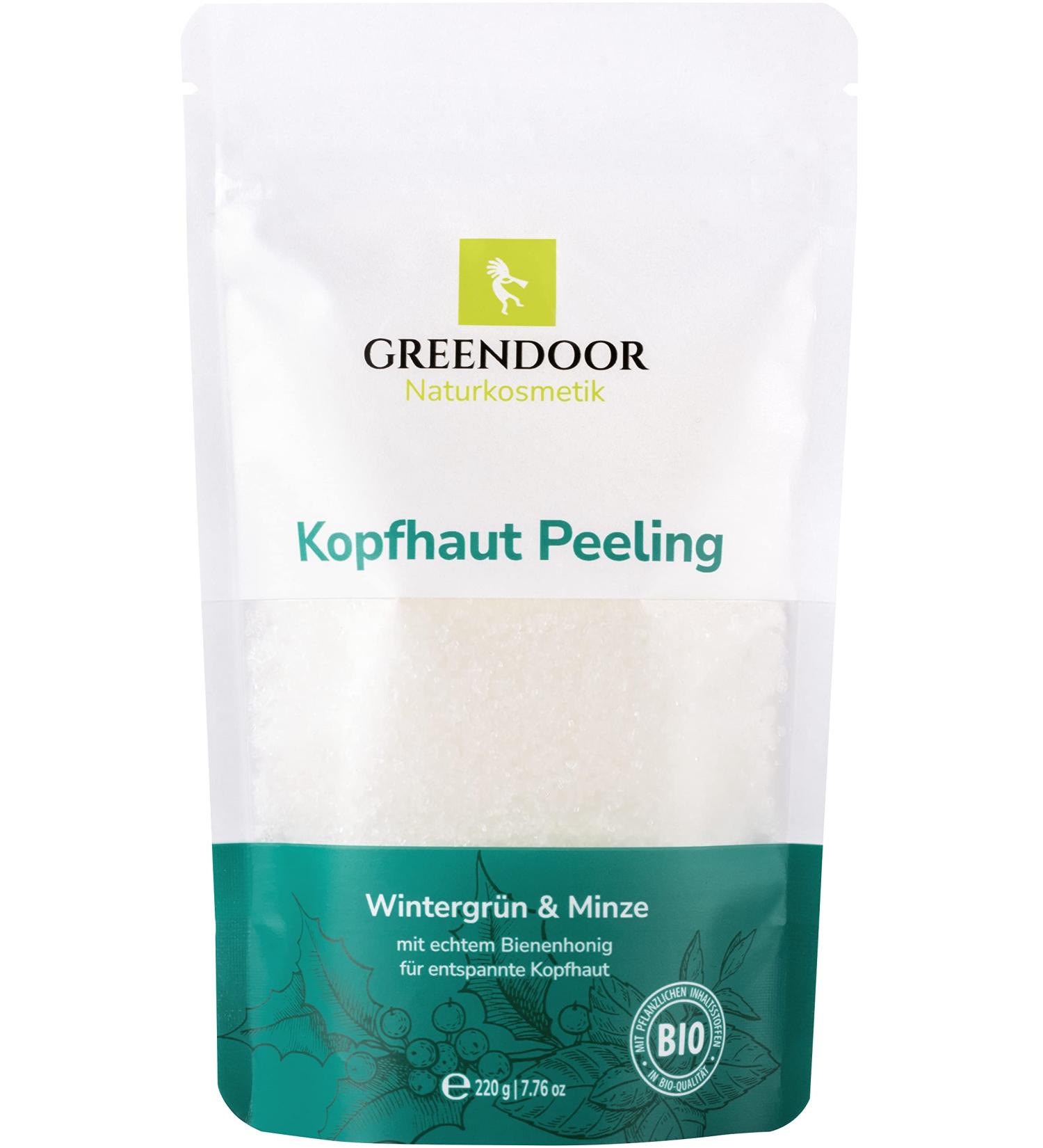  GREENDOOR GREENDOOR Winter Green Peppermint Scalp Scrub 220g for dry stressed scalp and hair follicles - Buy Online on GoSupps.com