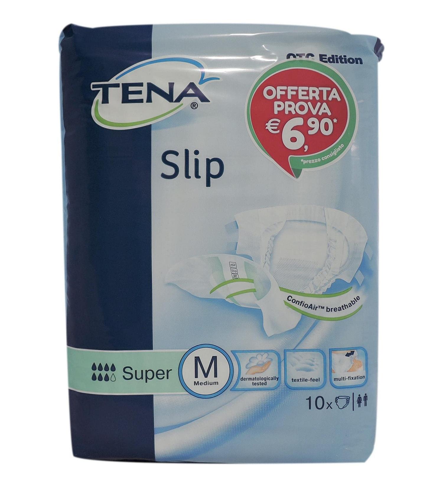 Tena Slip Super Pannolini Mutandina Taglia M 10 Pannolini