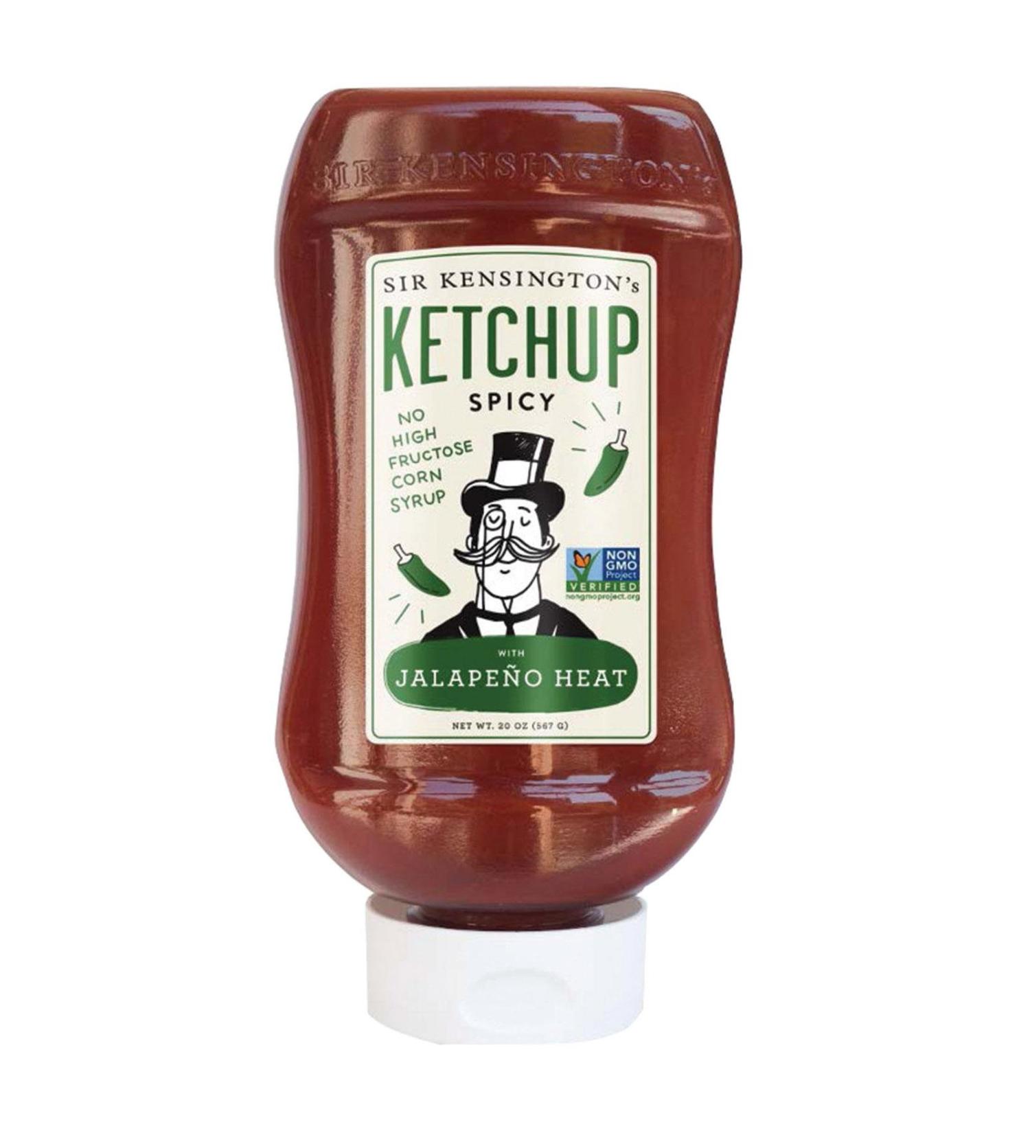 Sir Kensington's Ketchup - Spicy Jalapeno Heat, Squeeze Bottle - Pack Of 2-20 Oz
